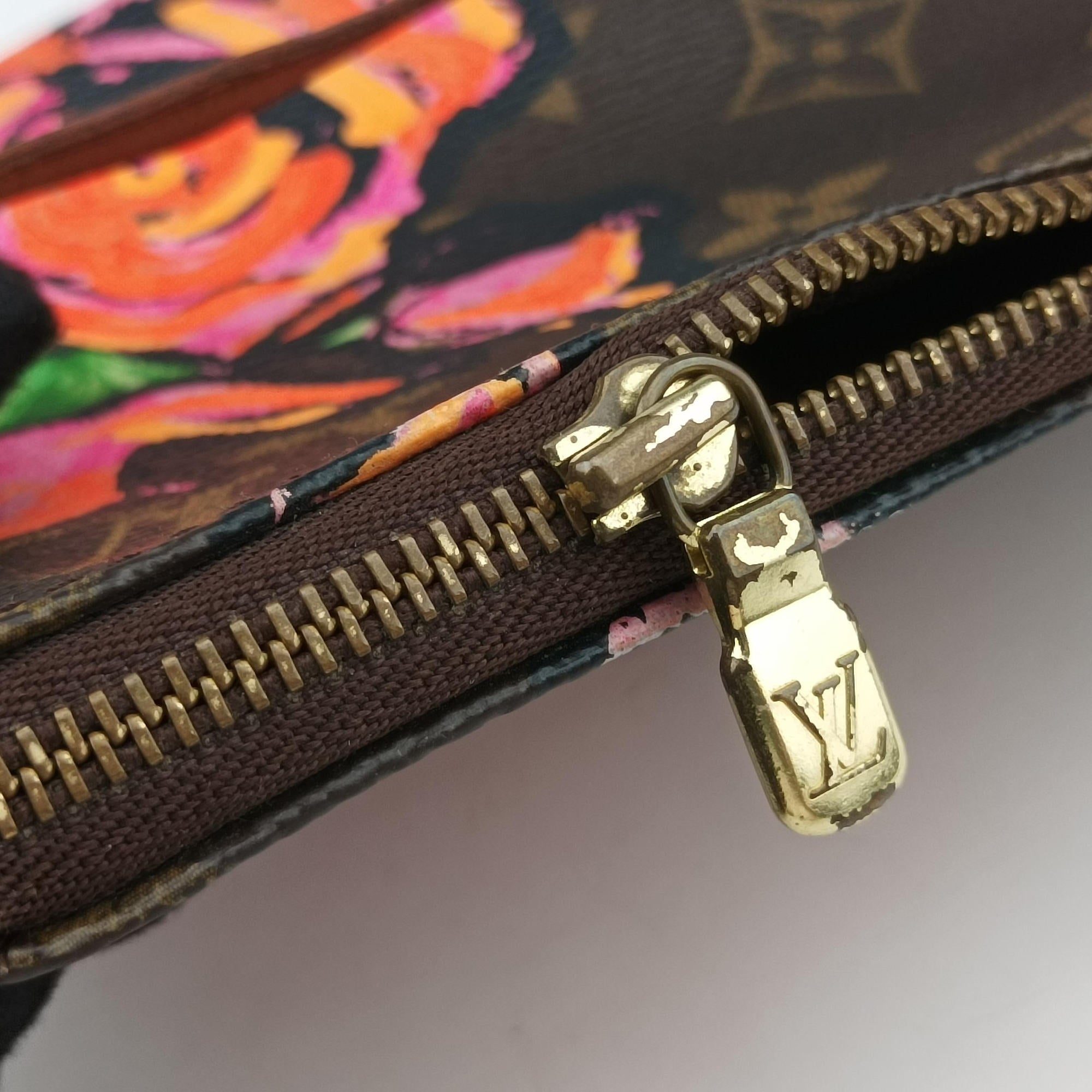 Secondhand Louis Vuitton Pochette Accessoires brown×multi Monogram Canvas M48615 handbag | stylenewstar