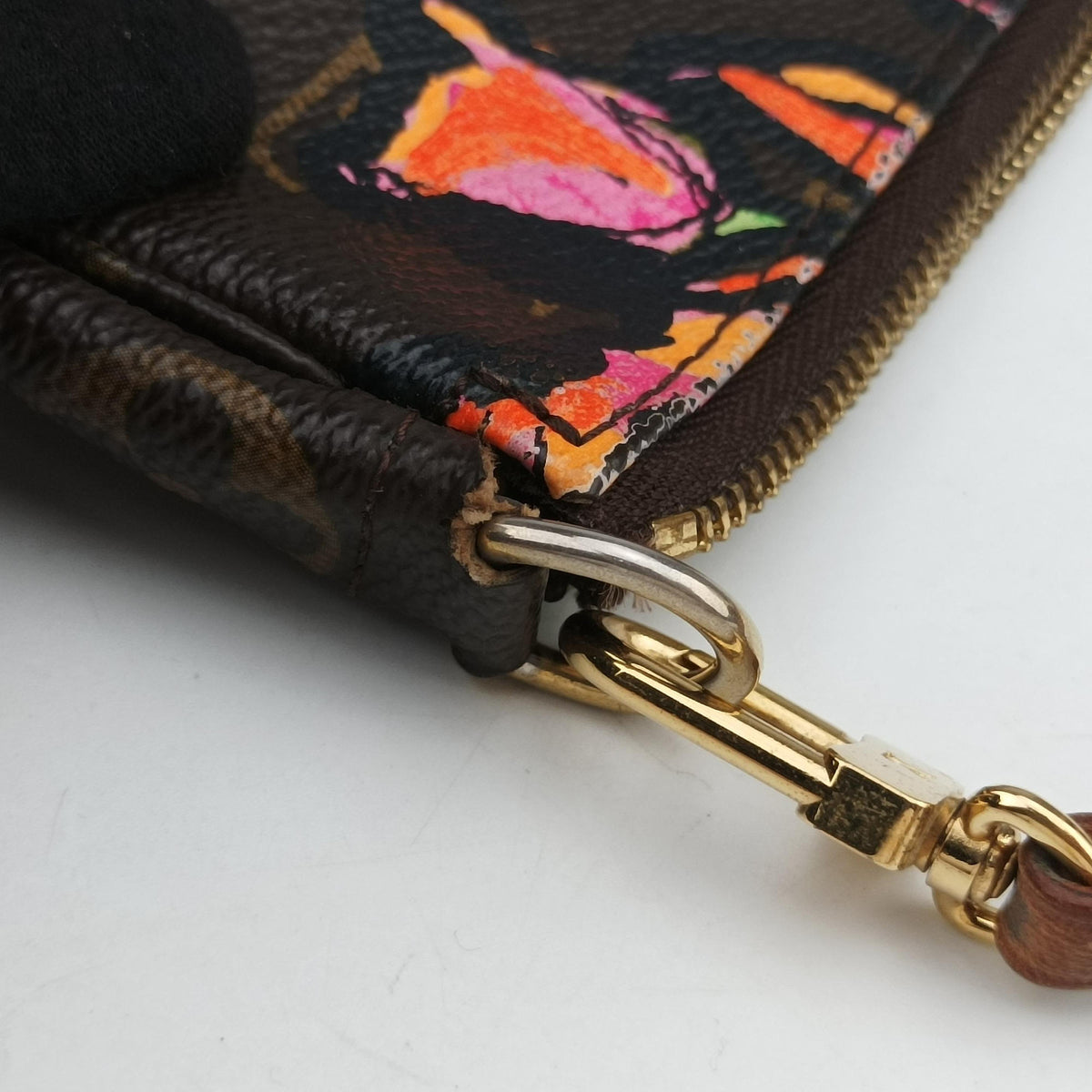 Secondhand Louis Vuitton Pochette Accessoires brown×multi Monogram Canvas M48615 handbag | stylenewstar