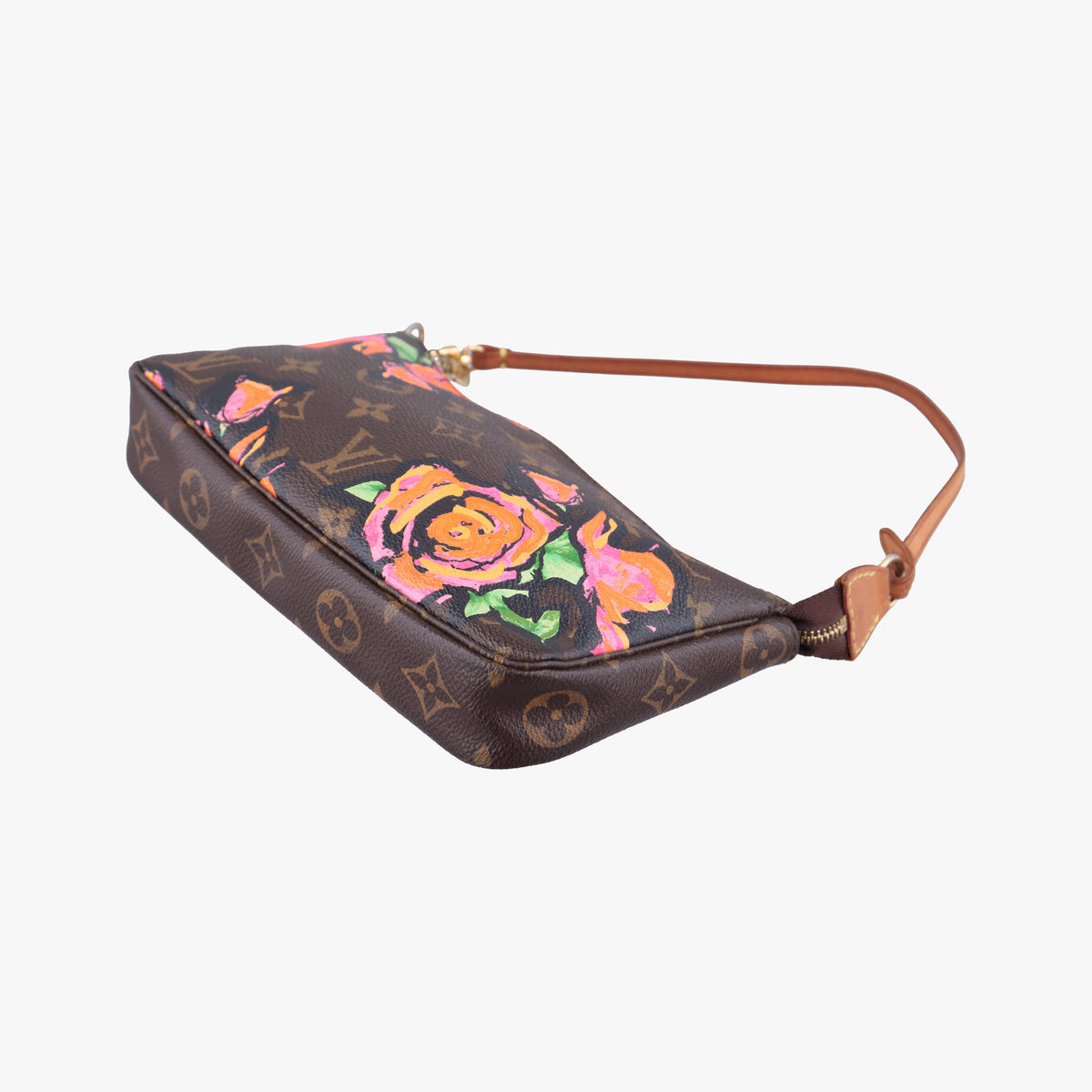Secondhand Louis Vuitton Pochette Accessoires brown×multi Monogram Canvas M48615 handbag | stylenewstar