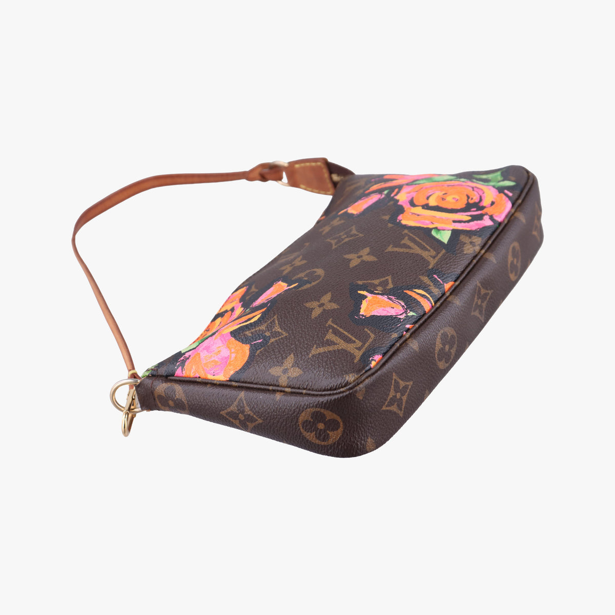 Secondhand Louis Vuitton Pochette Accessoires brown×multi Monogram Canvas M48615 handbag | stylenewstar