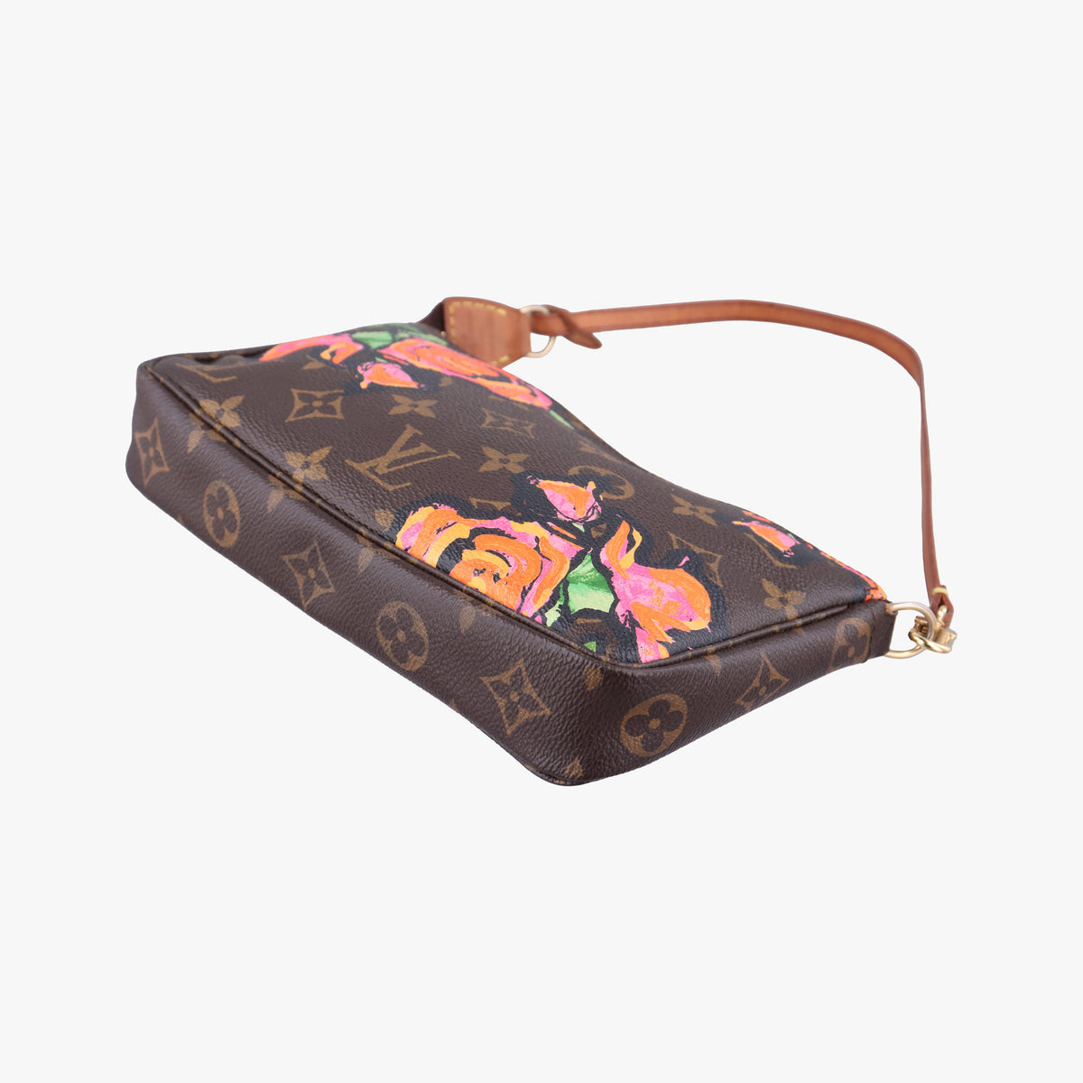 Secondhand Louis Vuitton Pochette Accessoires brown×multi Monogram Canvas M48615 handbag | stylenewstar