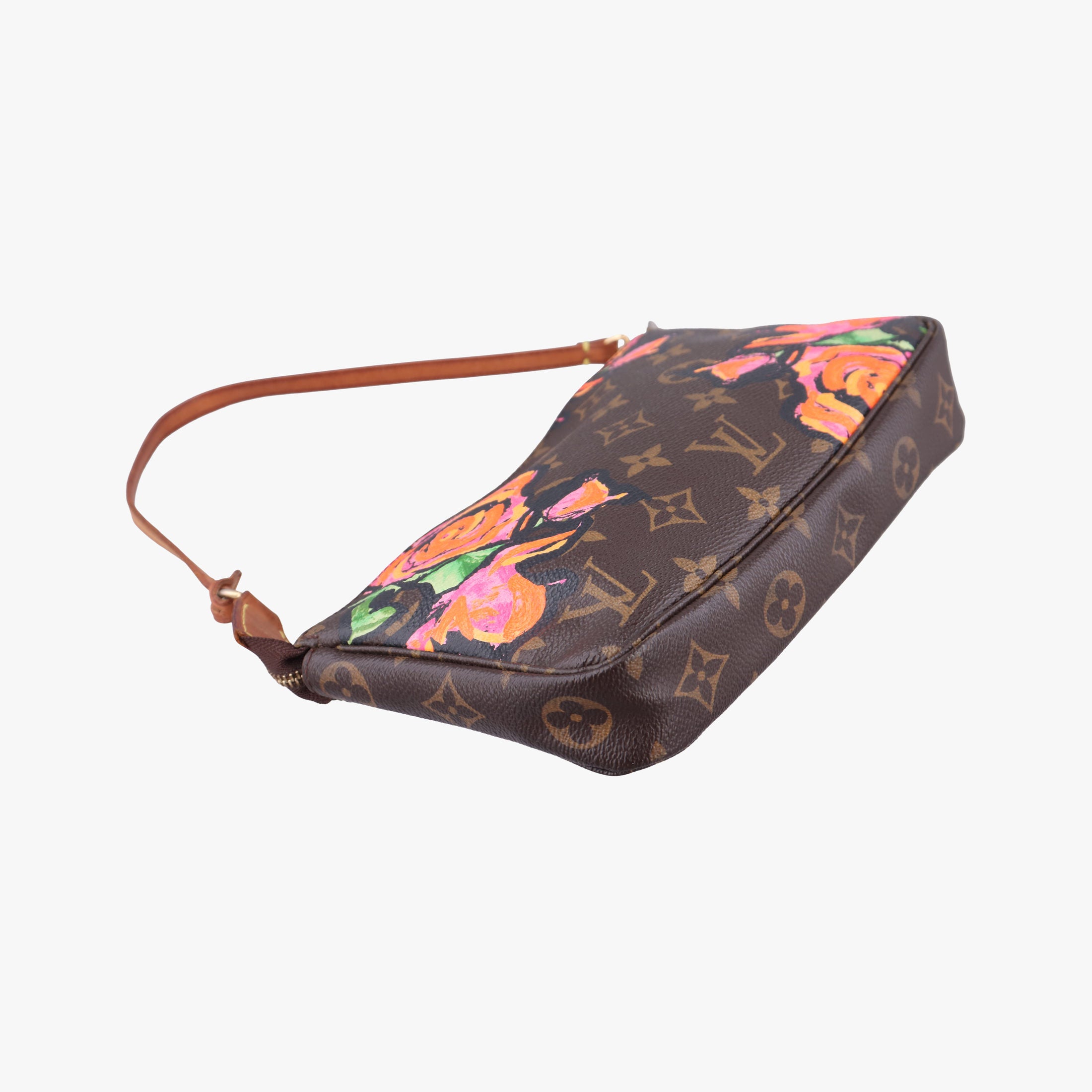 Secondhand Louis Vuitton Pochette Accessoires brown×multi Monogram Canvas M48615 handbag | stylenewstar