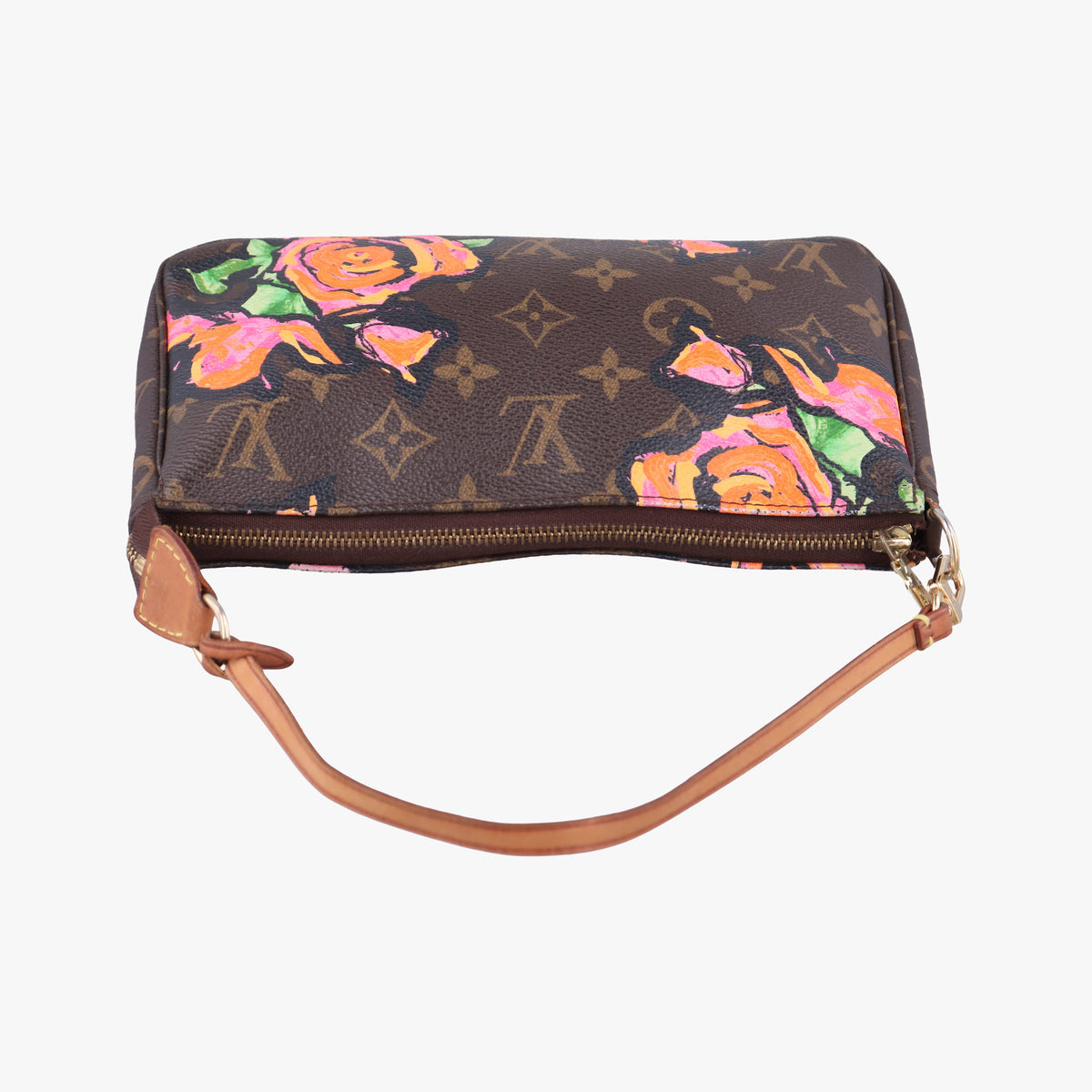 Secondhand Louis Vuitton Pochette Accessoires brown×multi Monogram Canvas M48615 handbag | stylenewstar