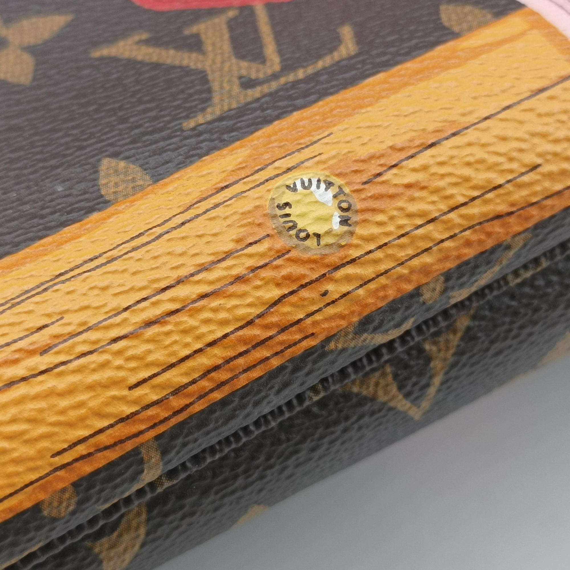 Secondhand Louis Vuitton Neverfull MM Summer Trunk brown×Multicolor Monogram Canvas M41390 handbag | stylenewstar