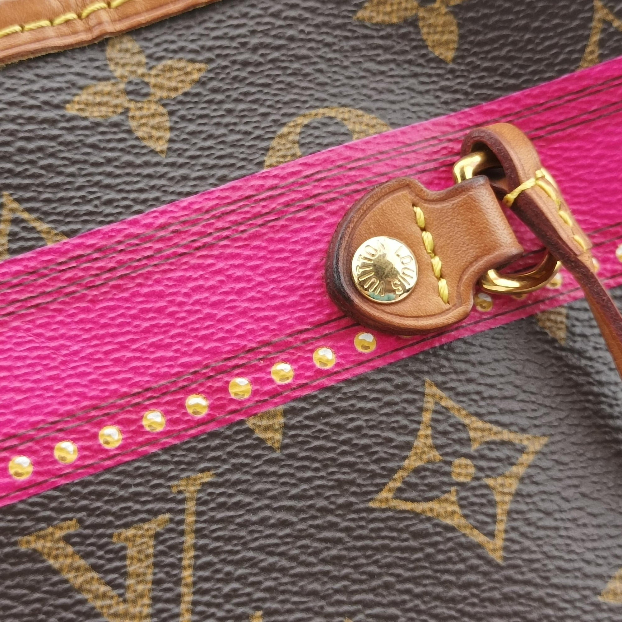 Secondhand Louis Vuitton Neverfull MM Summer Trunk brown×Multicolor Monogram Canvas M41390 handbag | stylenewstar