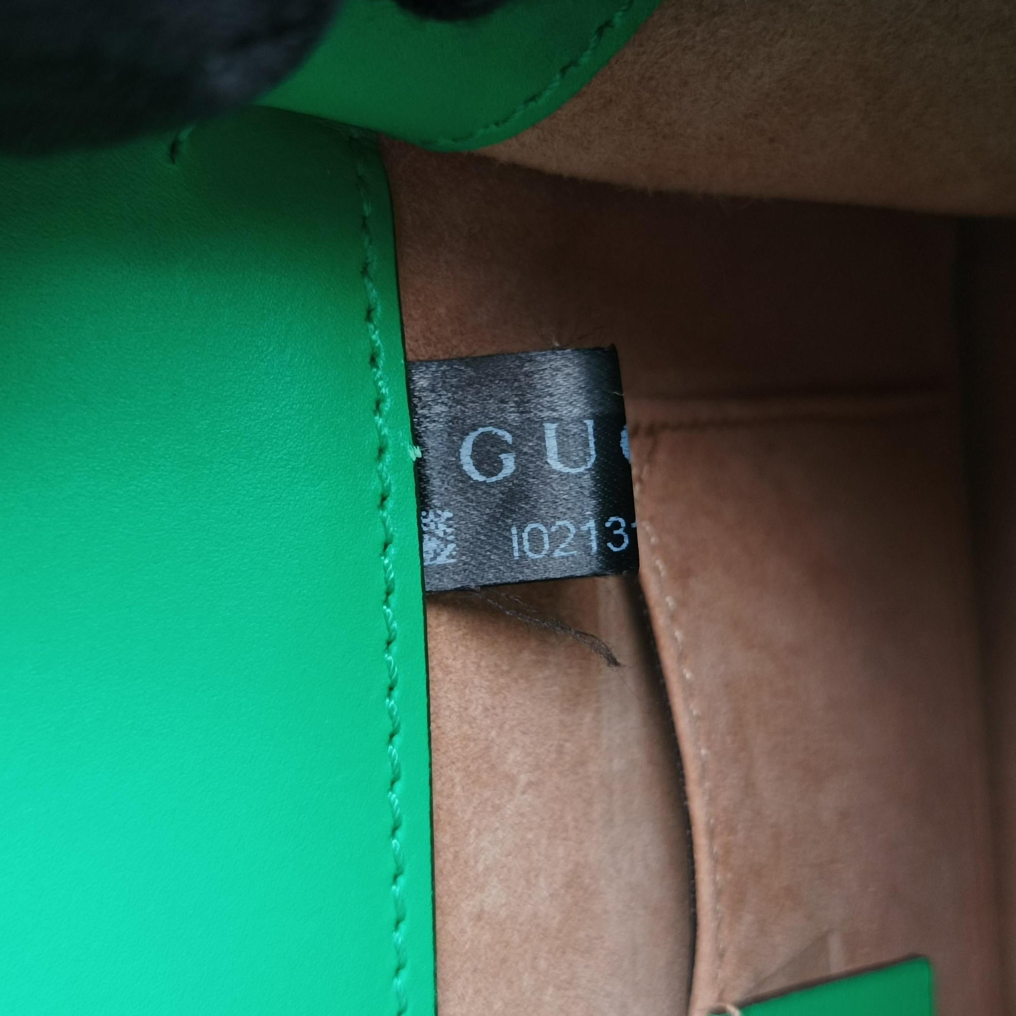 Secondhand Gucci Sylvie Green Leather 470270 shoulderbag | stylenewstar