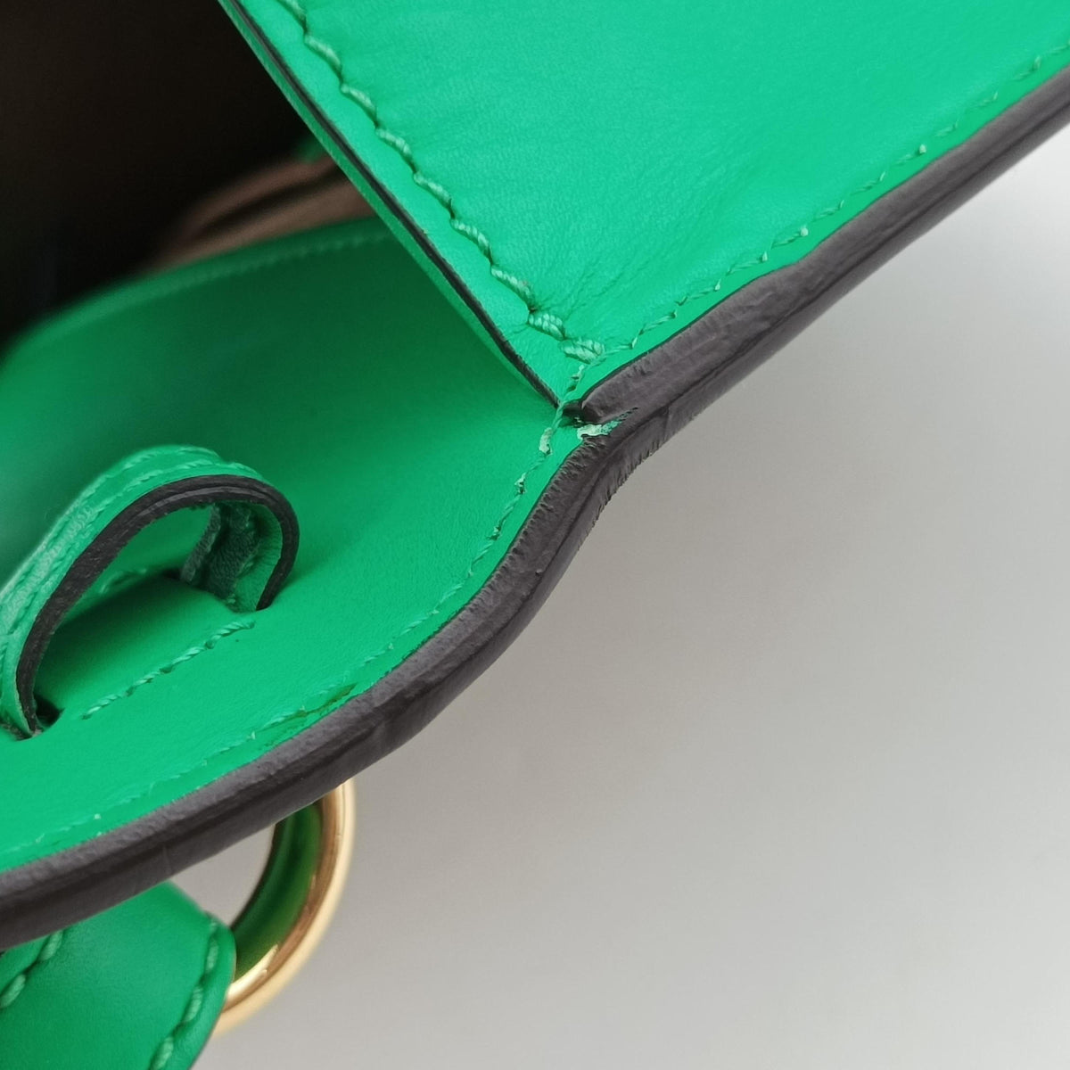 Secondhand Gucci Sylvie Green Leather 470270 shoulderbag | stylenewstar