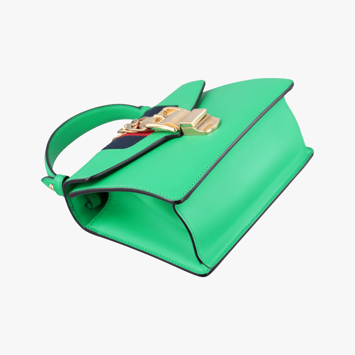 Secondhand Gucci Sylvie Green Leather 470270 shoulderbag | stylenewstar