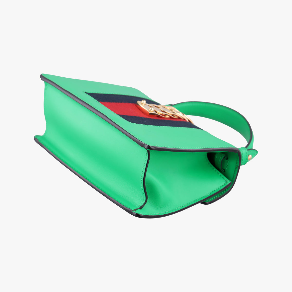 Secondhand Gucci Sylvie Green Leather 470270 shoulderbag | stylenewstar