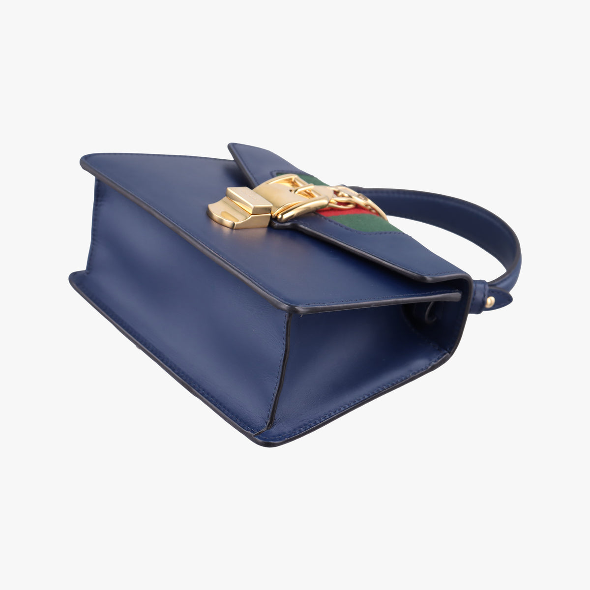 Pre-owned Gucci Sylvie Blue Leather 470270 shoulderbag | stylenewstar