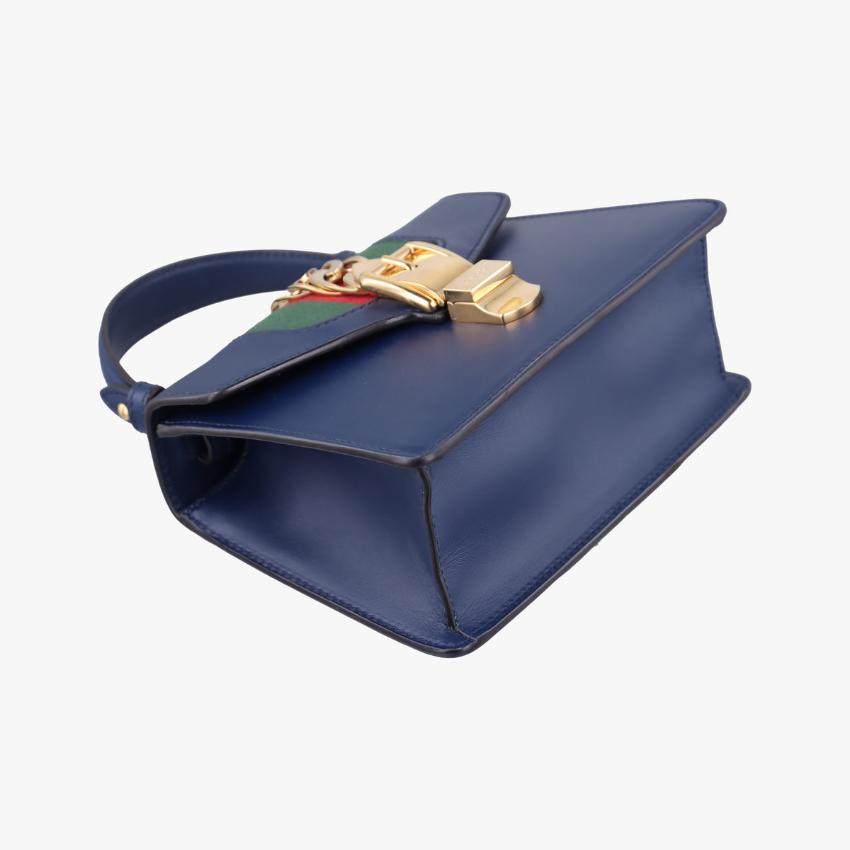 Pre-owned Gucci Sylvie Blue Leather 470270 shoulderbag | stylenewstar