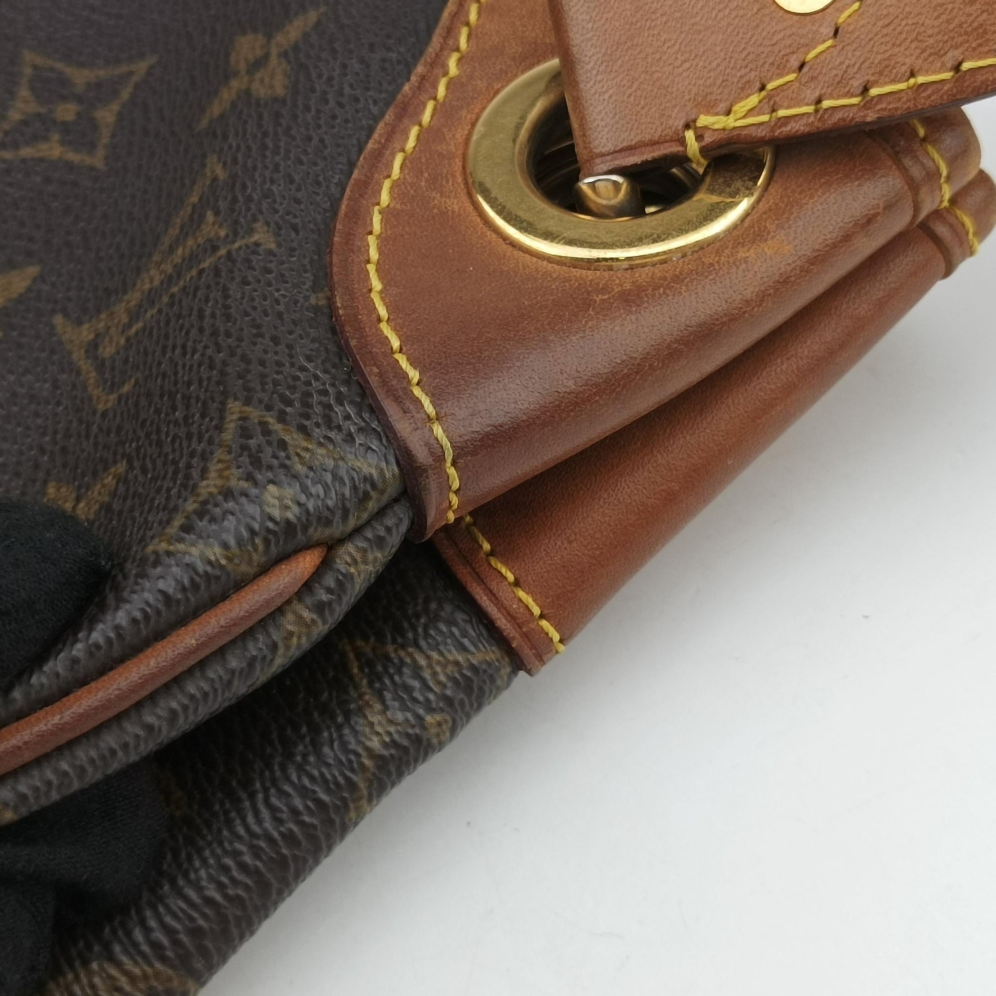 Pre-owned Louis Vuitton GALLIERA PM Brown Monogram Canvas M56382 shoulderbag | stylenewstar