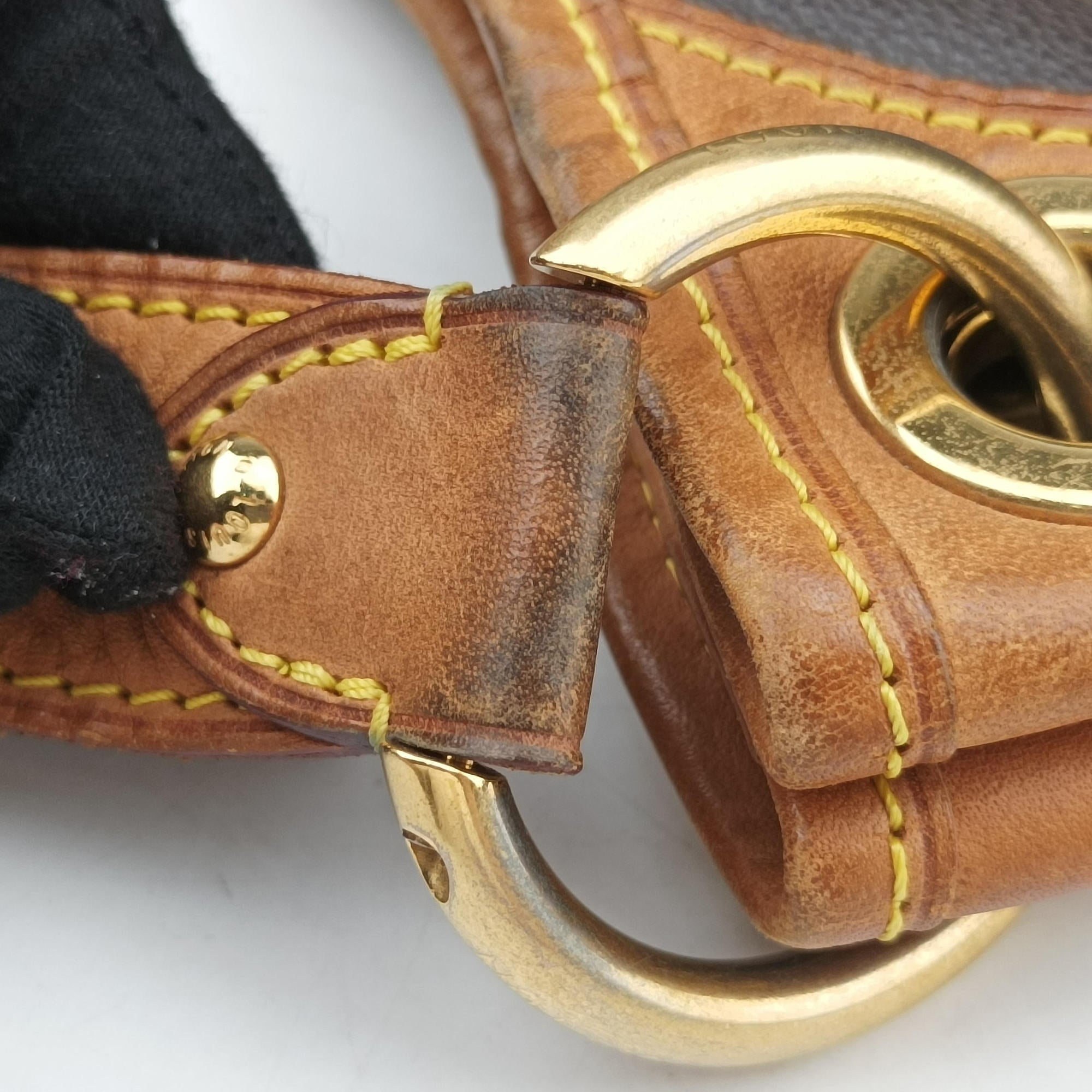 Pre-owned Louis Vuitton GALLIERA PM Brown Monogram Canvas M56382 shoulderbag | stylenewstar