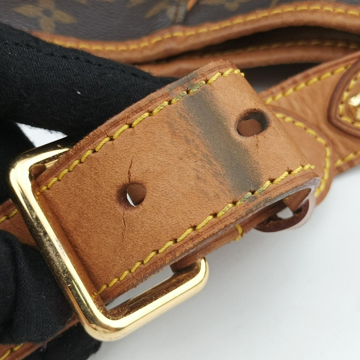 Pre-owned Louis Vuitton GALLIERA PM Brown Monogram Canvas M56382 shoulderbag | stylenewstar