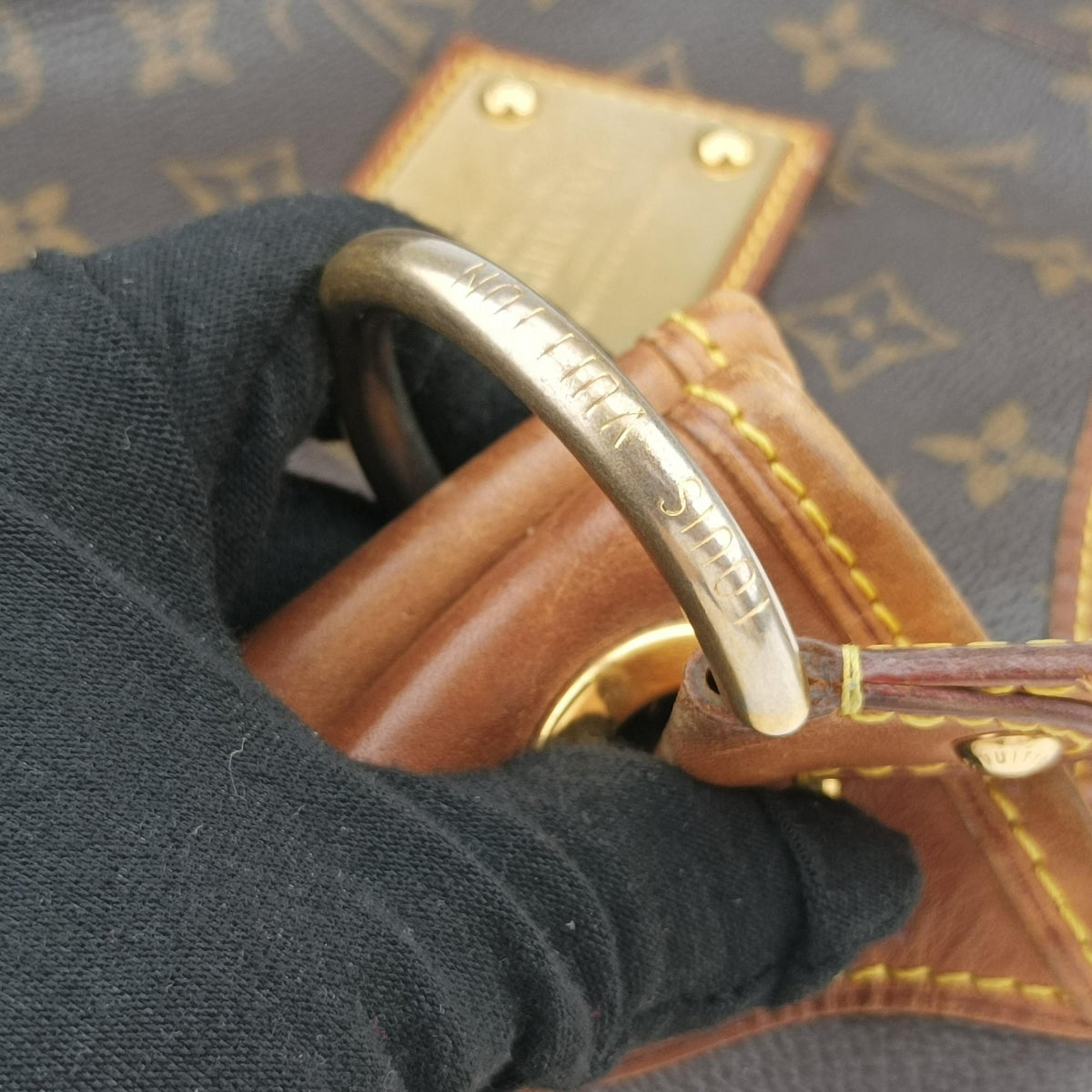 Pre-owned Louis Vuitton GALLIERA PM Brown Monogram Canvas M56382 shoulderbag | stylenewstar