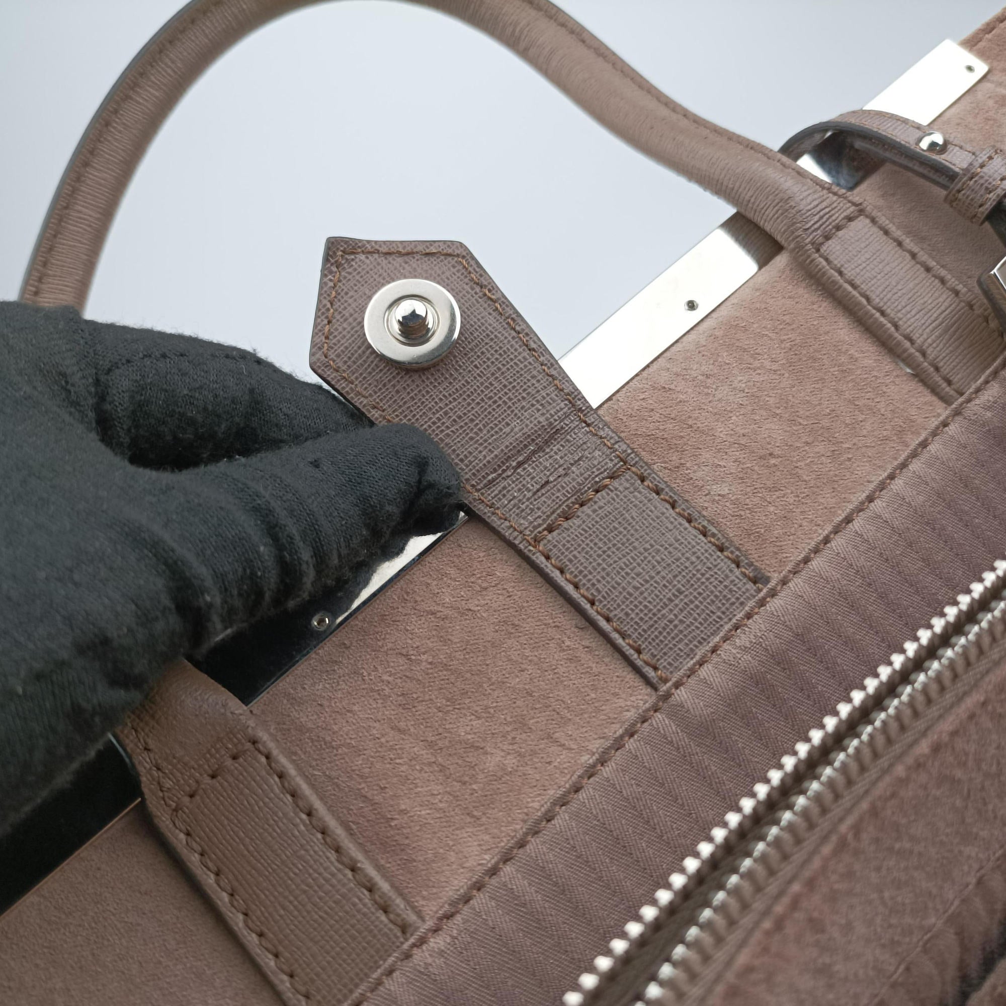 Vintage Fendi 2 JOURS Brown Leather 8BH250 shoulderbag | stylenewstar