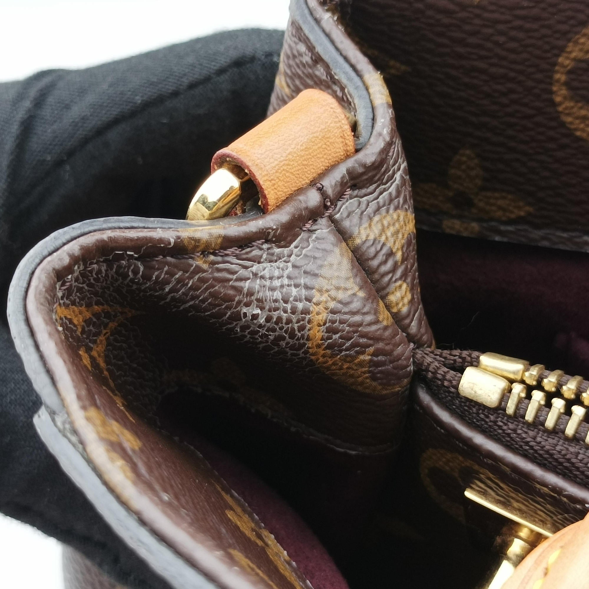 Vintage Louis Vuitton Montaigne BB Brown Monogram Canvas M41055 shoulderbag | stylenewstar