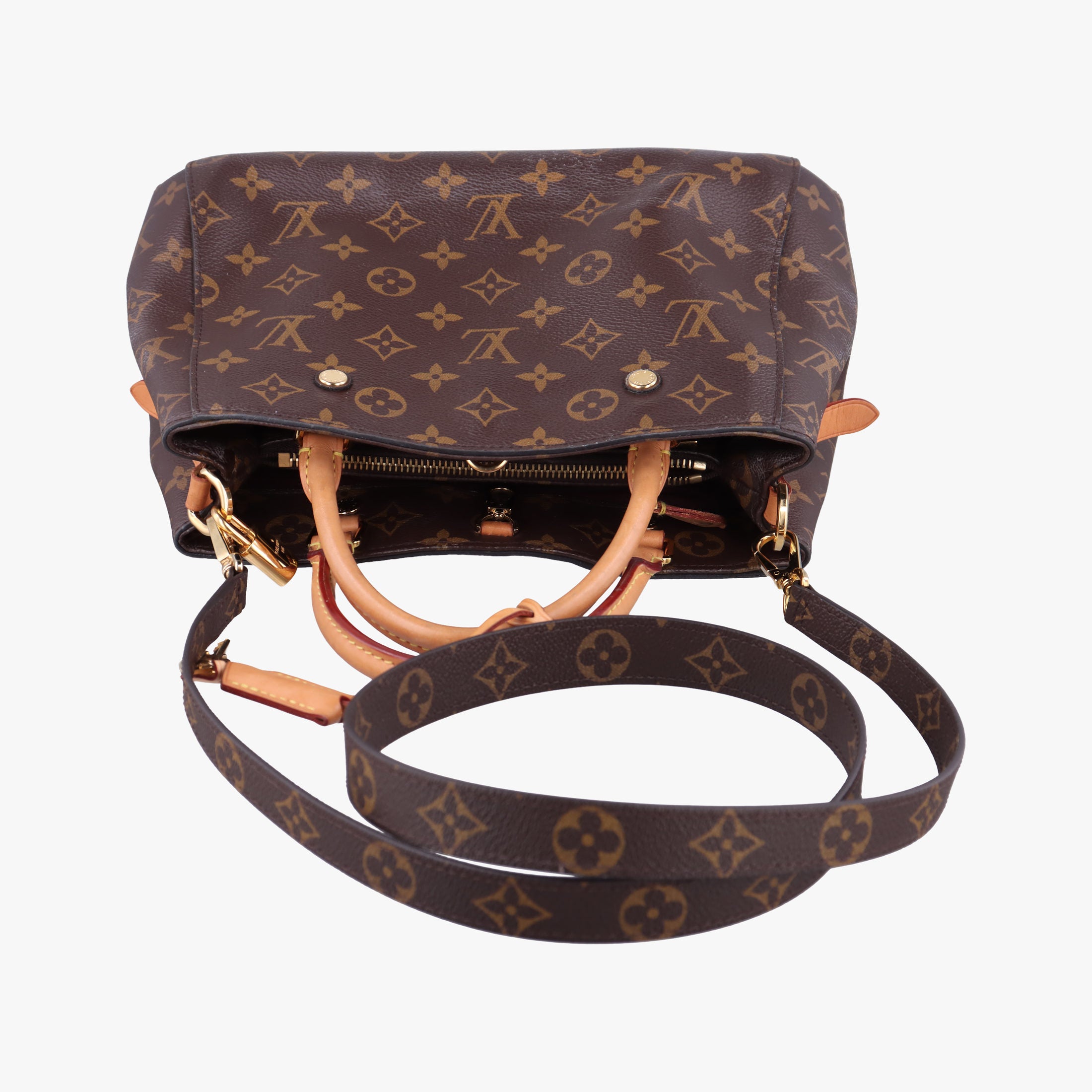 Vintage Louis Vuitton Montaigne BB Brown Monogram Canvas M41055 shoulderbag | stylenewstar