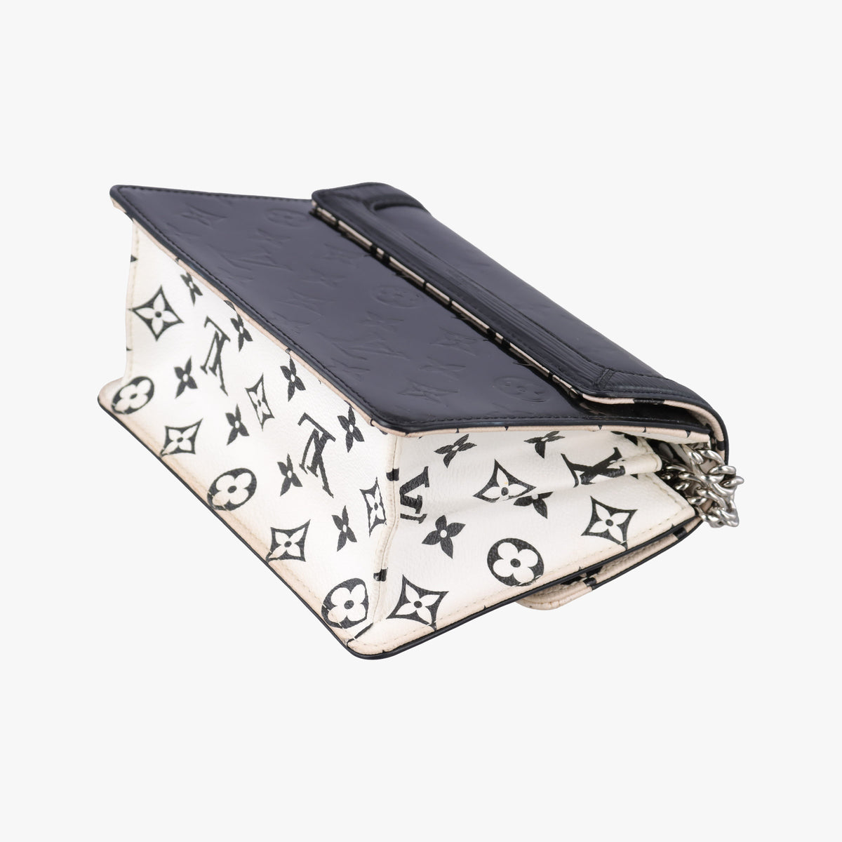 Pre-owned Louis Vuitton Wynwood PM Noir × White Monogram Canvas×Vernis×Epi M90445 shoulderbag | stylenewstar