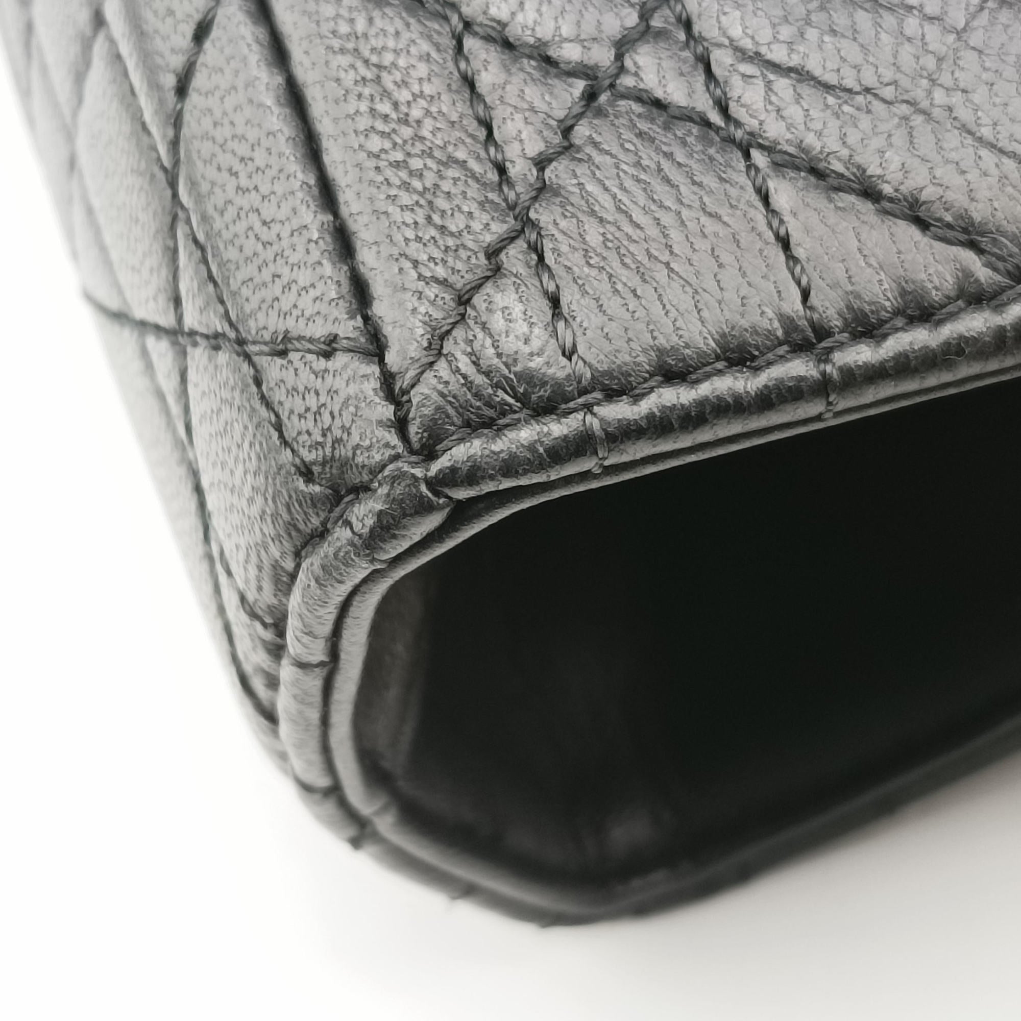 Pre-owned Christian Dior Lady Dior Black lambskin  handbag | stylenewstar