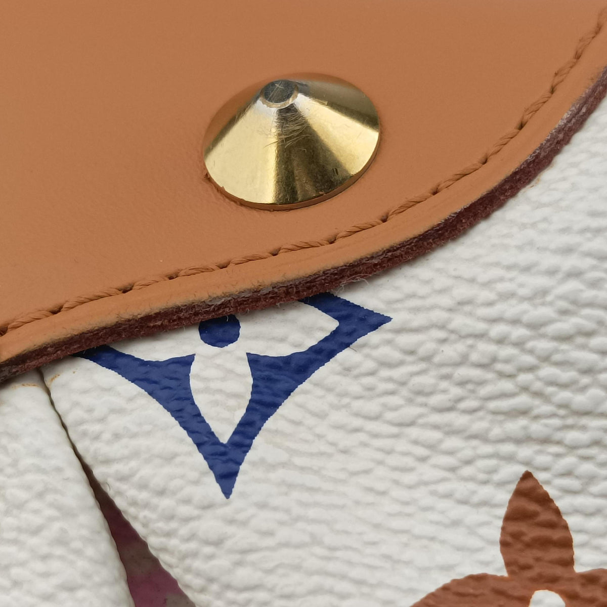 Pre-owned Louis Vuitton JUDY MM white Monogram Multicolor M40255 shoulderbag | stylenewstar