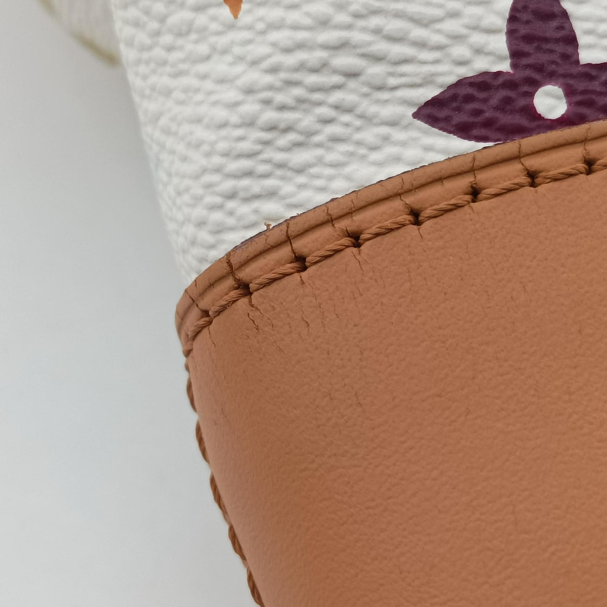 Pre-owned Louis Vuitton JUDY MM white Monogram Multicolor M40255 shoulderbag | stylenewstar