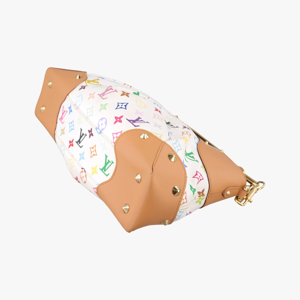 Pre-owned Louis Vuitton JUDY MM white Monogram Multicolor M40255 shoulderbag | stylenewstar