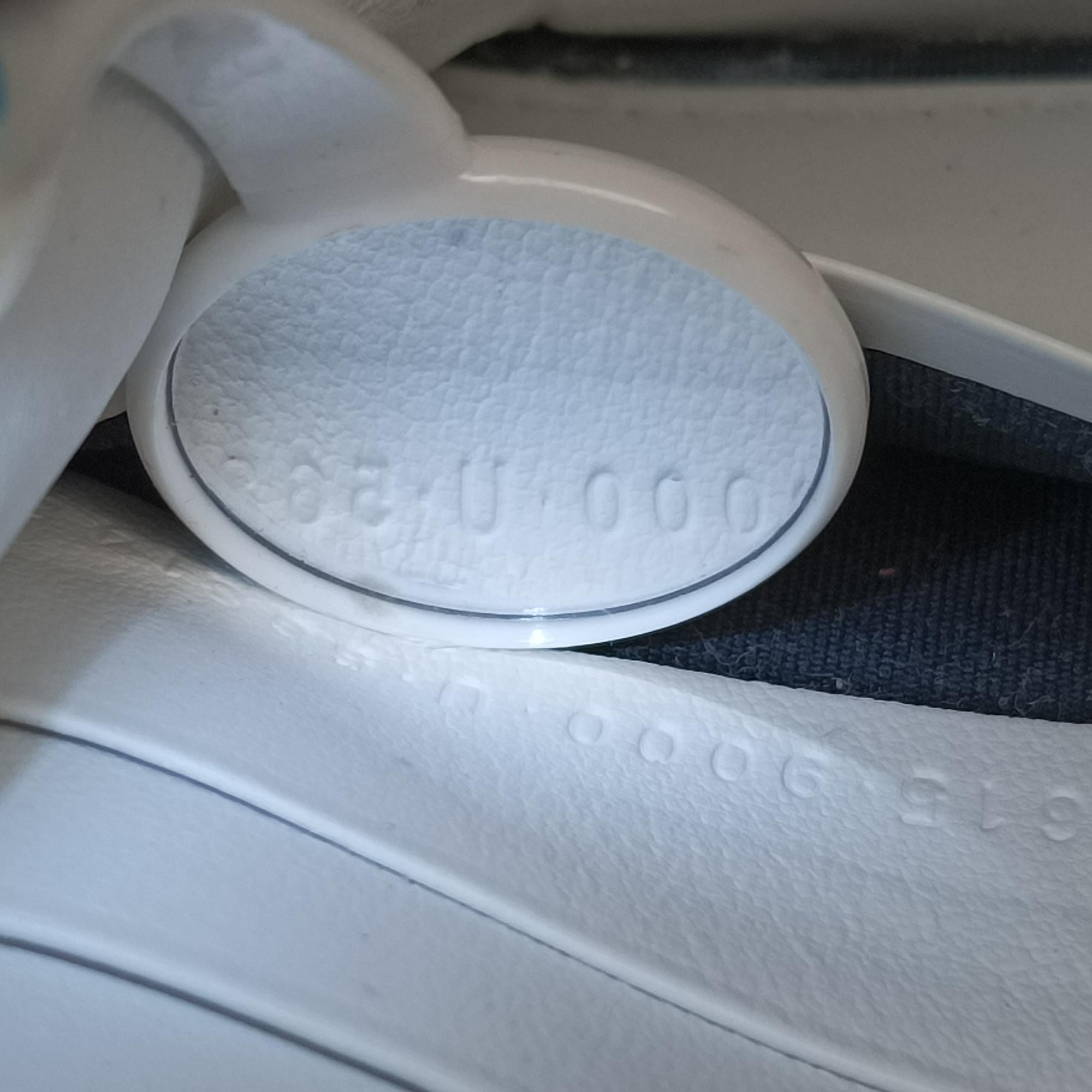 Pre-owned Burberry B.Logo White Leather  shoulderbag | stylenewstar