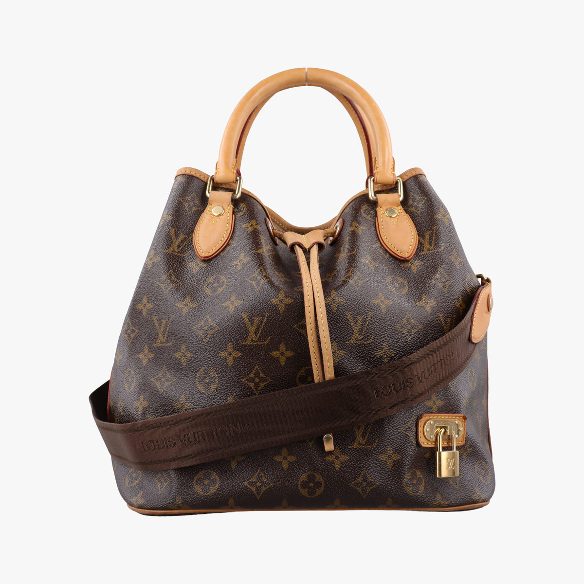 Pre-owned Louis Vuitton Neo Brown×Beige Monogram Canvas M40372 shoulderbag | stylenewstar