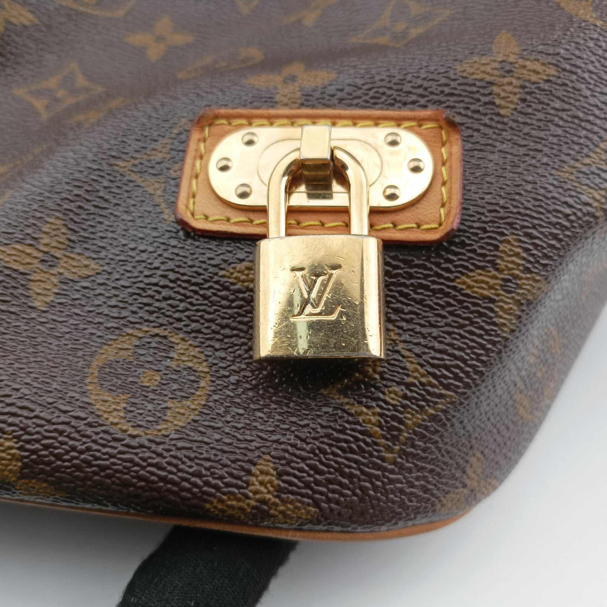 Pre-owned Louis Vuitton Neo Brown×Beige Monogram Canvas M40372 shoulderbag | stylenewstar