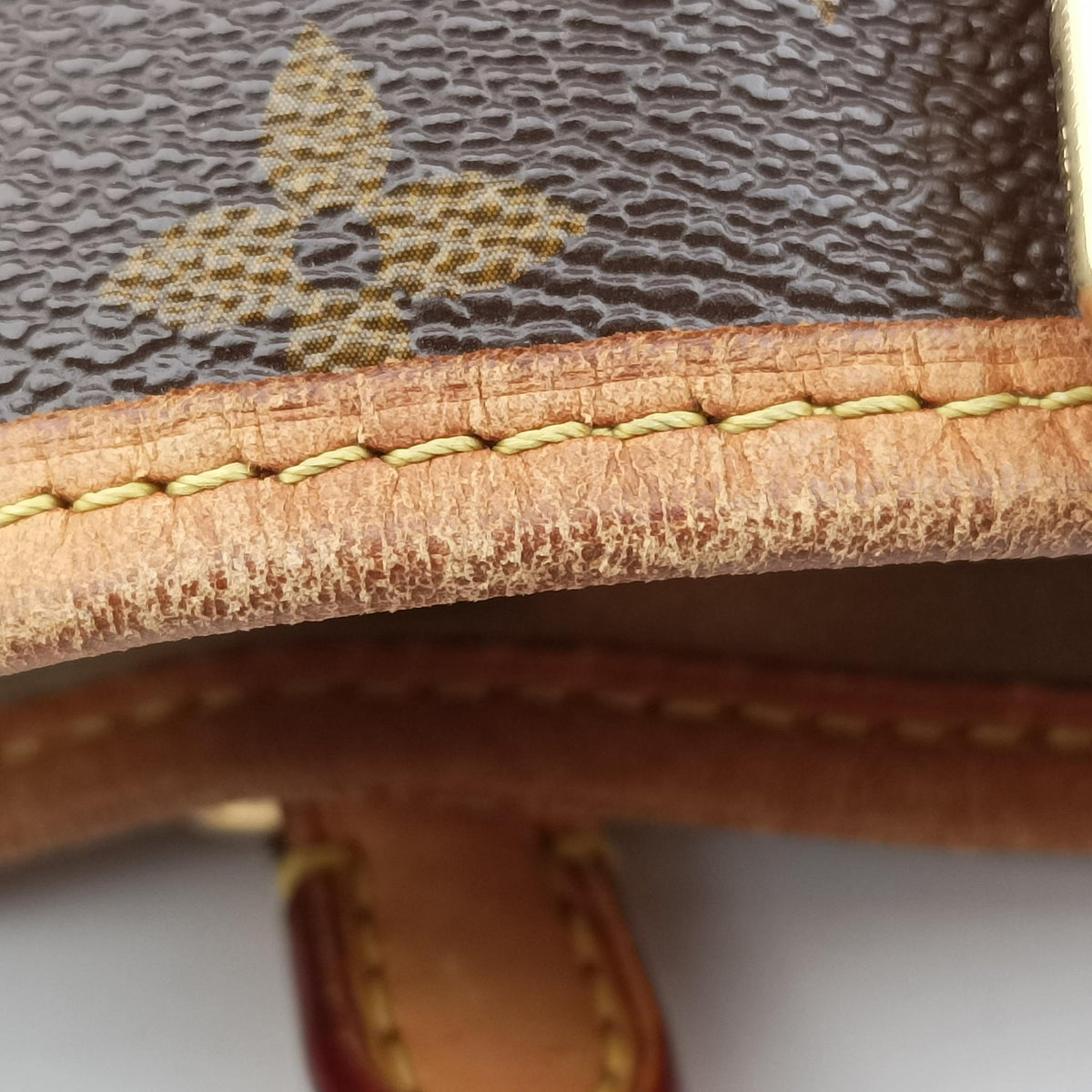 Pre-owned Louis Vuitton Neo Brown×Beige Monogram Canvas M40372 shoulderbag | stylenewstar