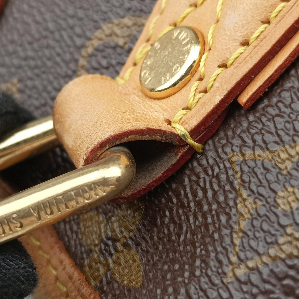 Pre-owned Louis Vuitton Neo Brown×Beige Monogram Canvas M40372 shoulderbag | stylenewstar