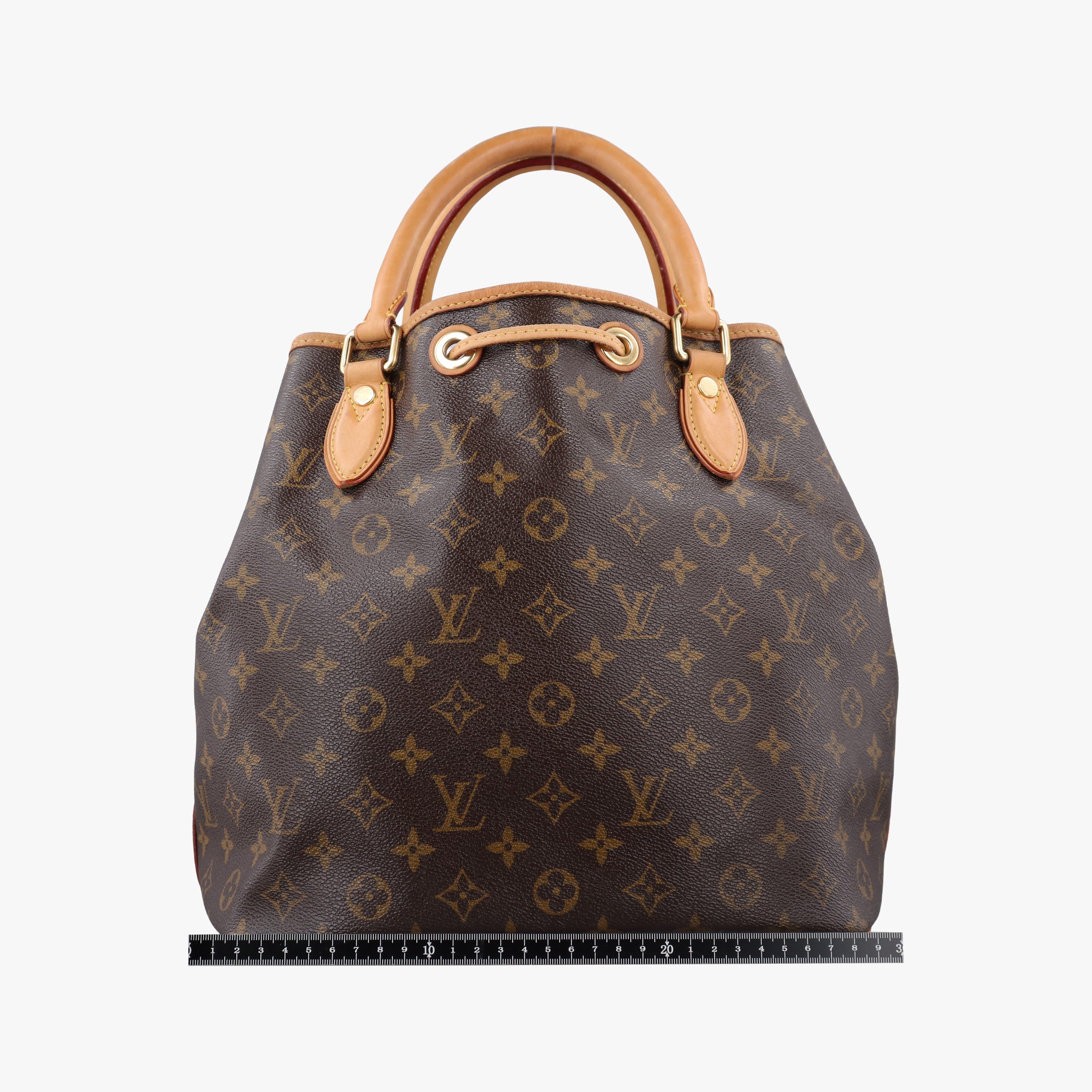 Pre-owned Louis Vuitton Neo Brown×Beige Monogram Canvas M40372 shoulderbag | stylenewstar