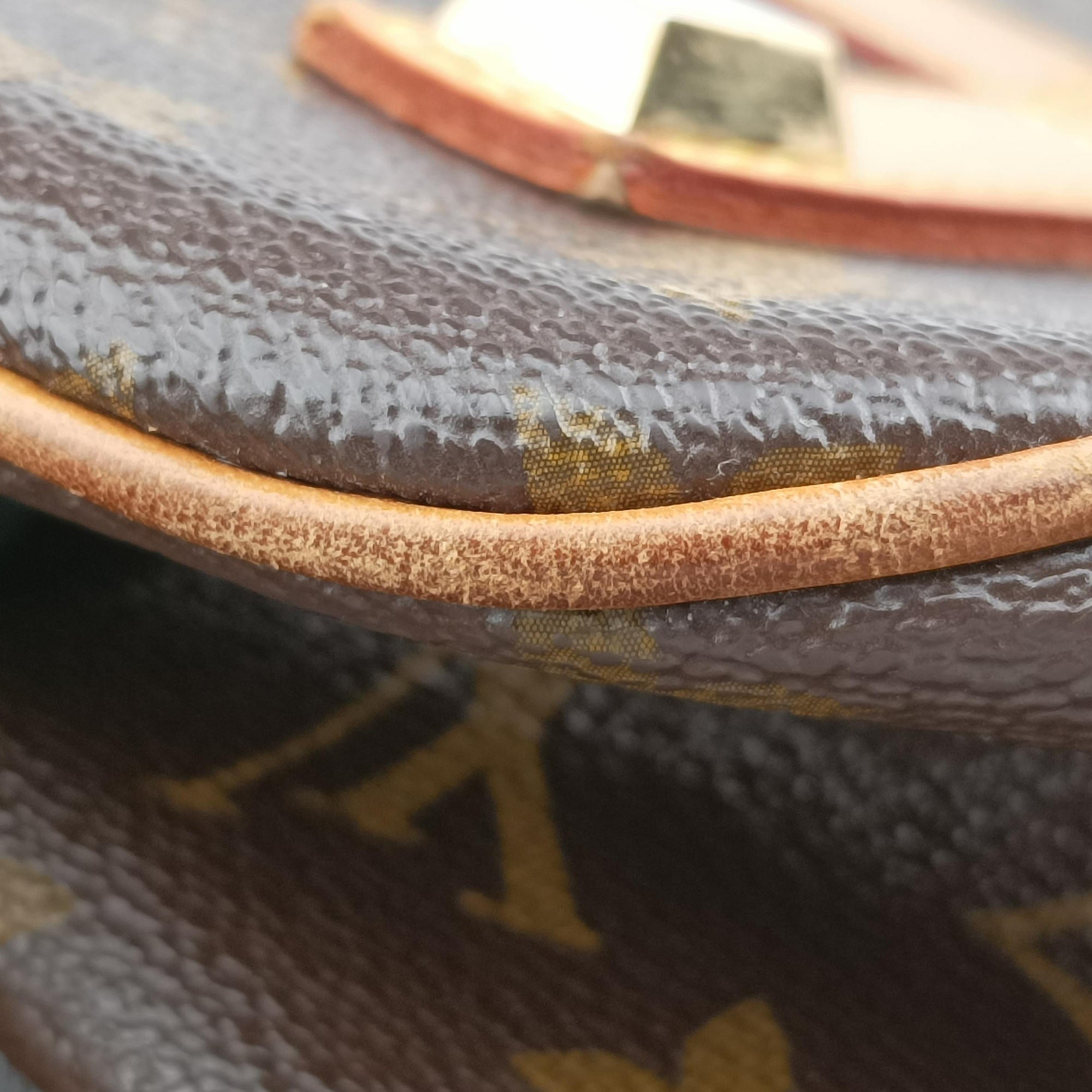 Pre-owned Louis Vuitton Neo Brown×Beige Monogram Canvas M40372 shoulderbag | stylenewstar