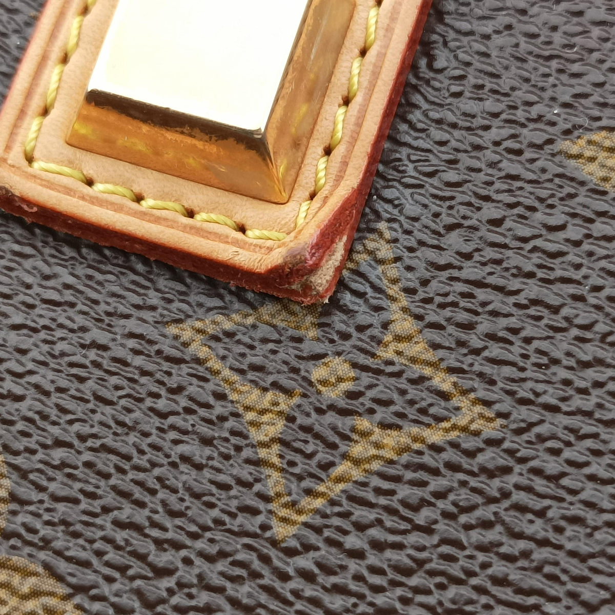 Pre-owned Louis Vuitton Neo Brown×Beige Monogram Canvas M40372 shoulderbag | stylenewstar