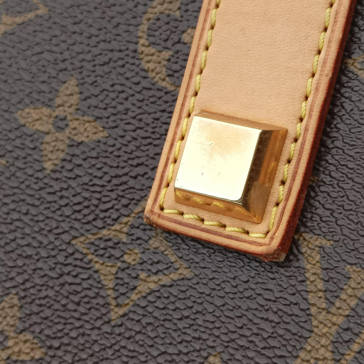 Pre-owned Louis Vuitton Neo Brown×Beige Monogram Canvas M40372 shoulderbag | stylenewstar
