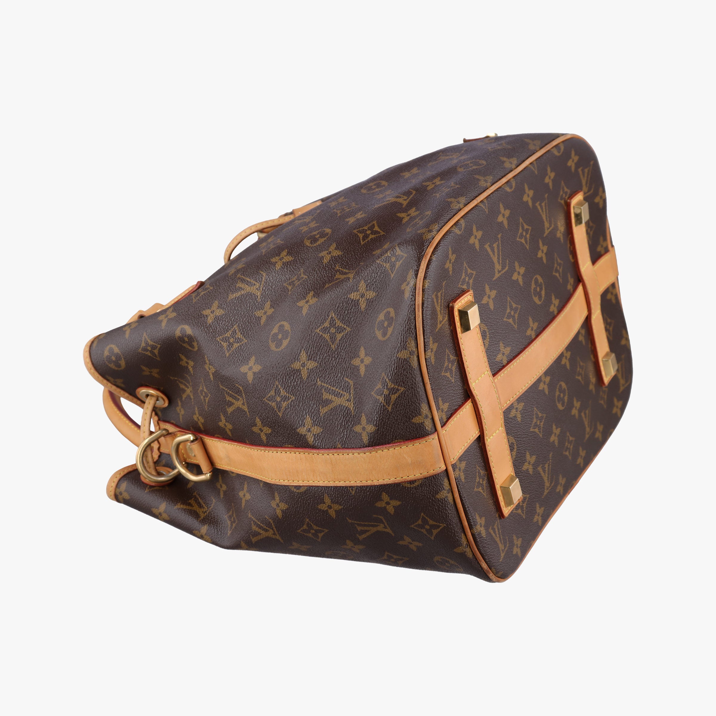 Pre-owned Louis Vuitton Neo Brown×Beige Monogram Canvas M40372 shoulderbag | stylenewstar