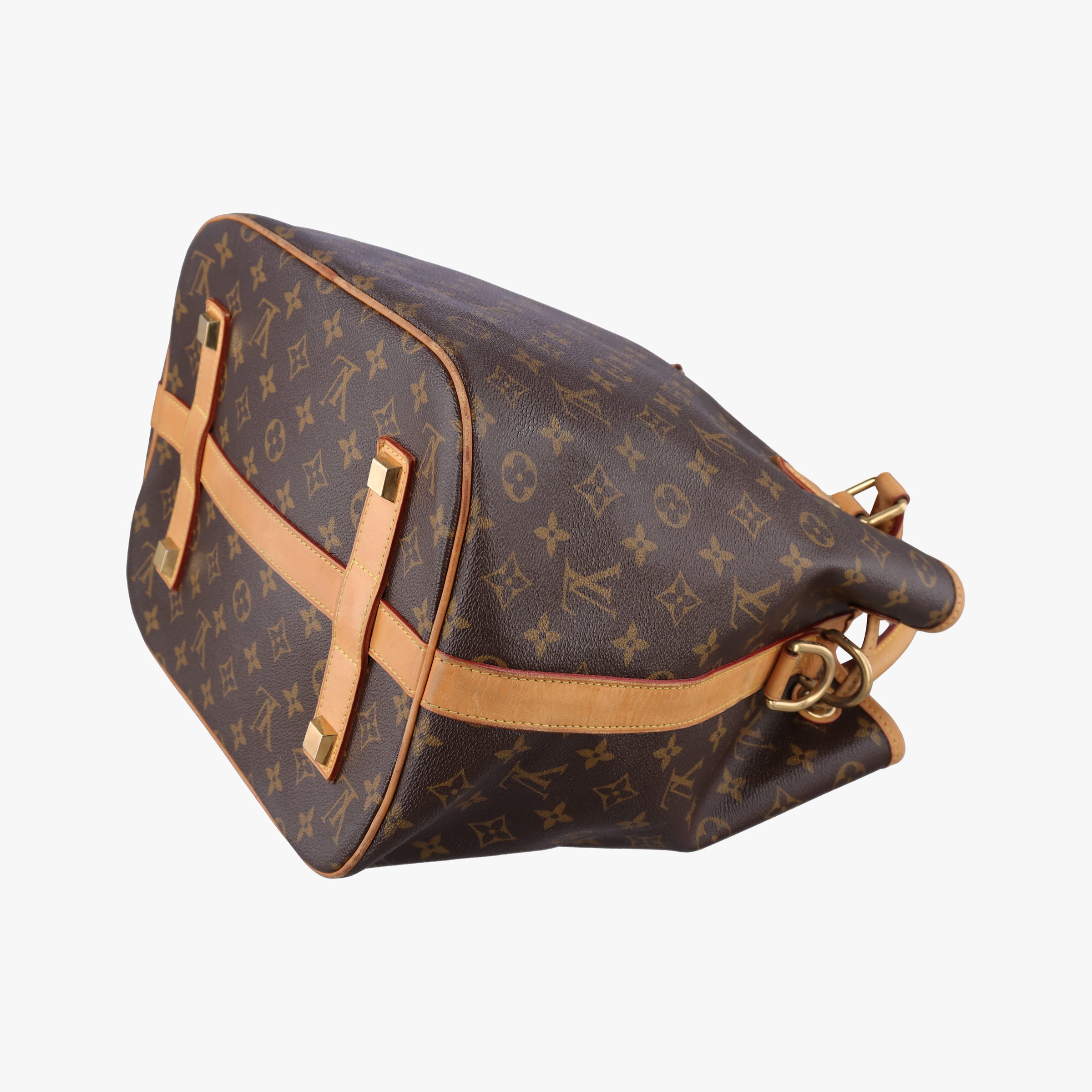 Pre-owned Louis Vuitton Neo Brown×Beige Monogram Canvas M40372 shoulderbag | stylenewstar