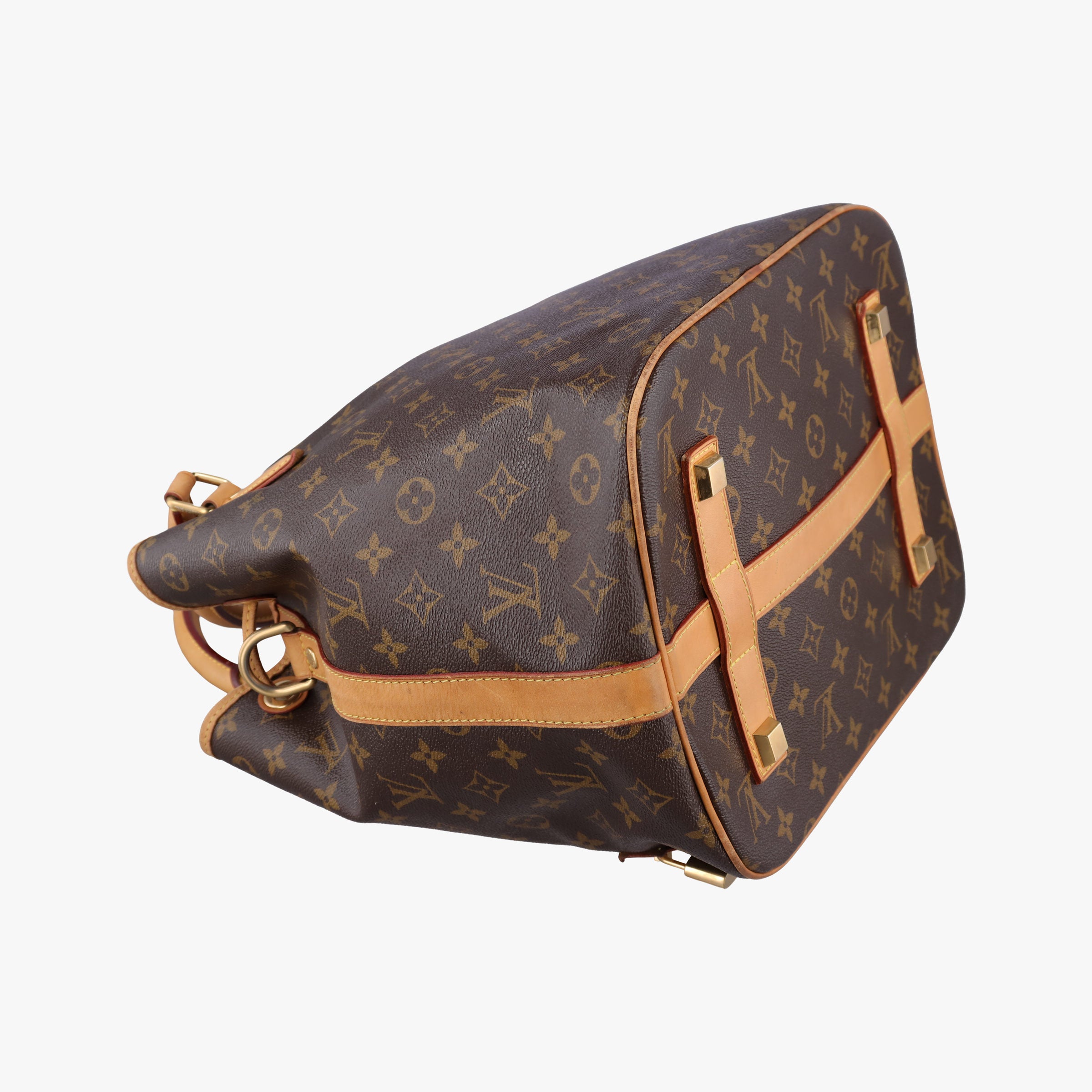 Pre-owned Louis Vuitton Neo Brown×Beige Monogram Canvas M40372 shoulderbag | stylenewstar