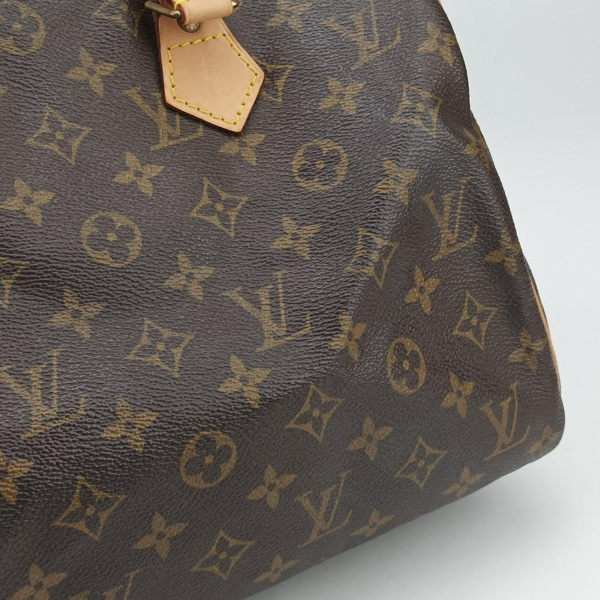 Pre-owned Louis Vuitton Speedy 30 BROWN Monogram Canvas M41526 handbag | stylenewstar