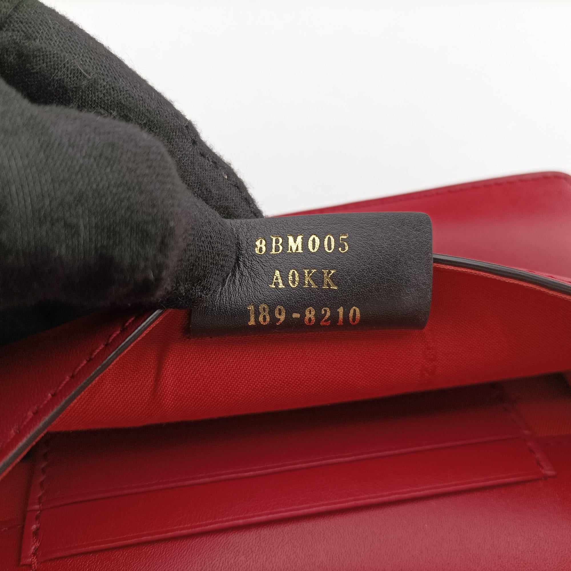 Pre-owned Fendi F is Red Leather 8BM005 shoulderbag | stylenewstar