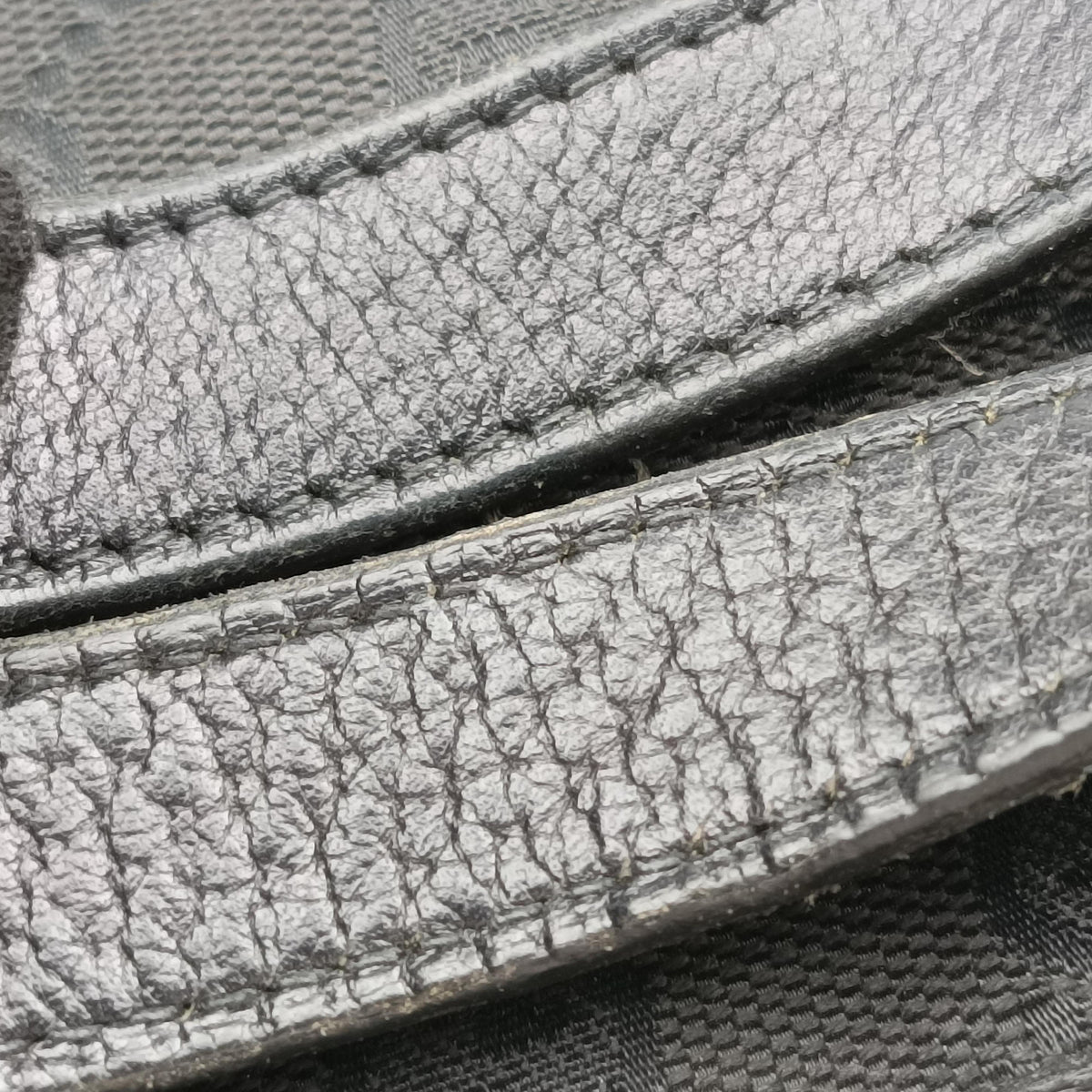 Secondhand Gucci Abbey Black Canvas × Leather 130733 handbag | stylenewstar