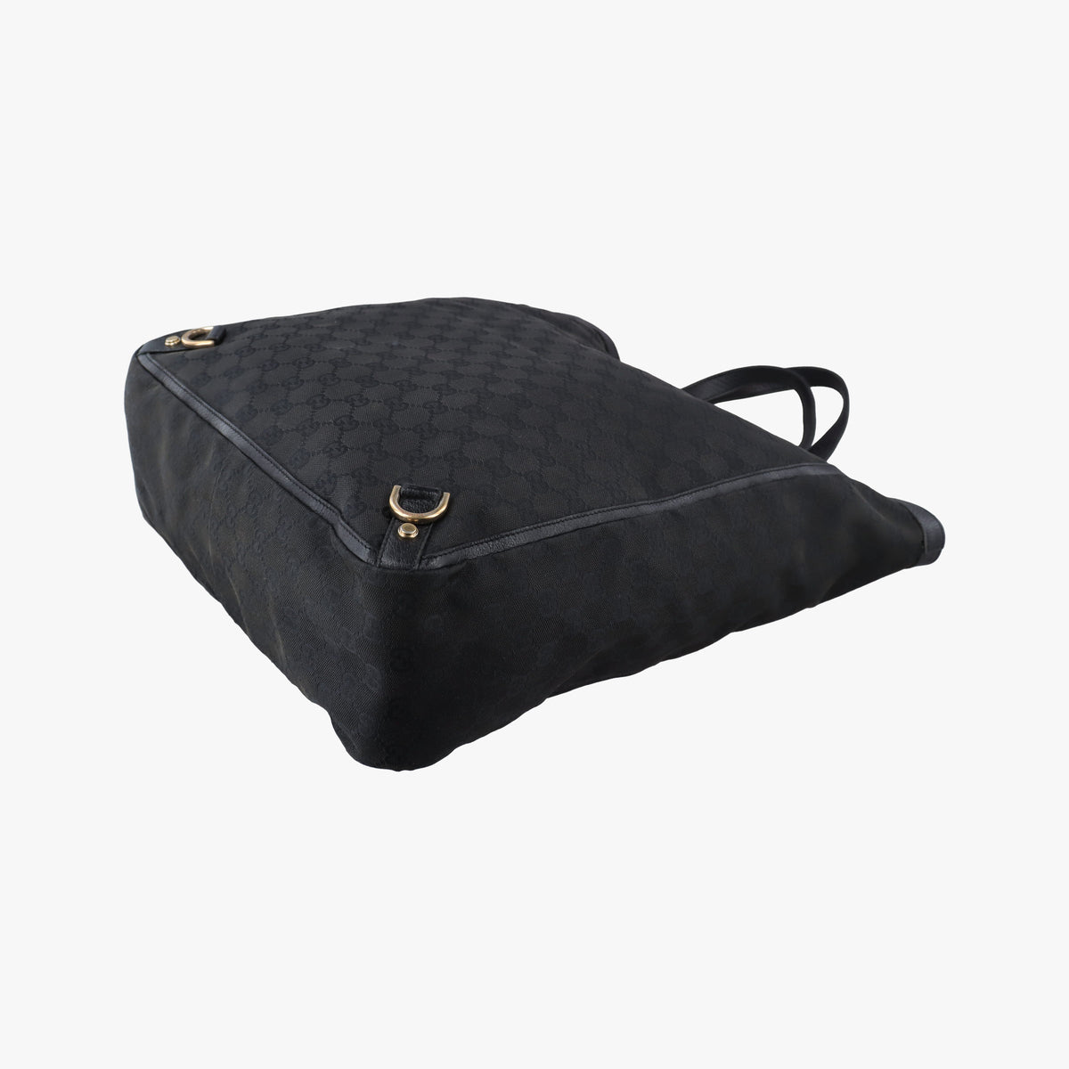 Secondhand Gucci Abbey Black Canvas × Leather 130733 handbag | stylenewstar