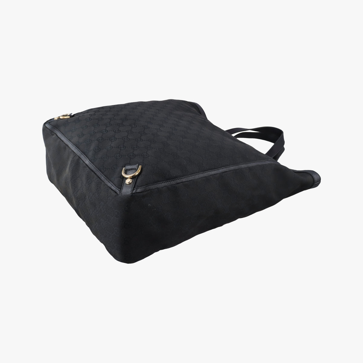 Secondhand Gucci Abbey Black Canvas × Leather 130733 handbag | stylenewstar