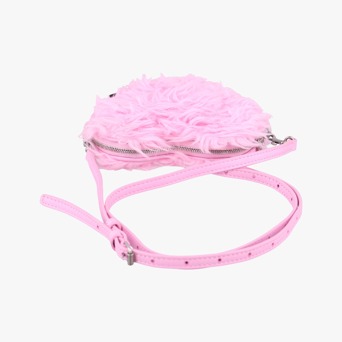 Vintage Balenciaga Le Cagole Pink Faux fur  shoulderbag | stylenewstar