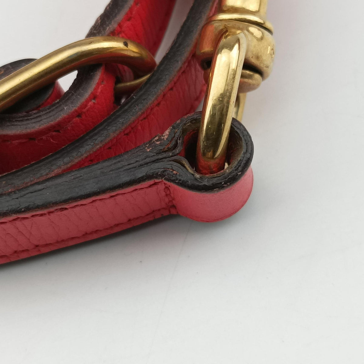 Secondhand Gucci Bright Bit Red Leather 319795 shoulderbag | stylenewstar