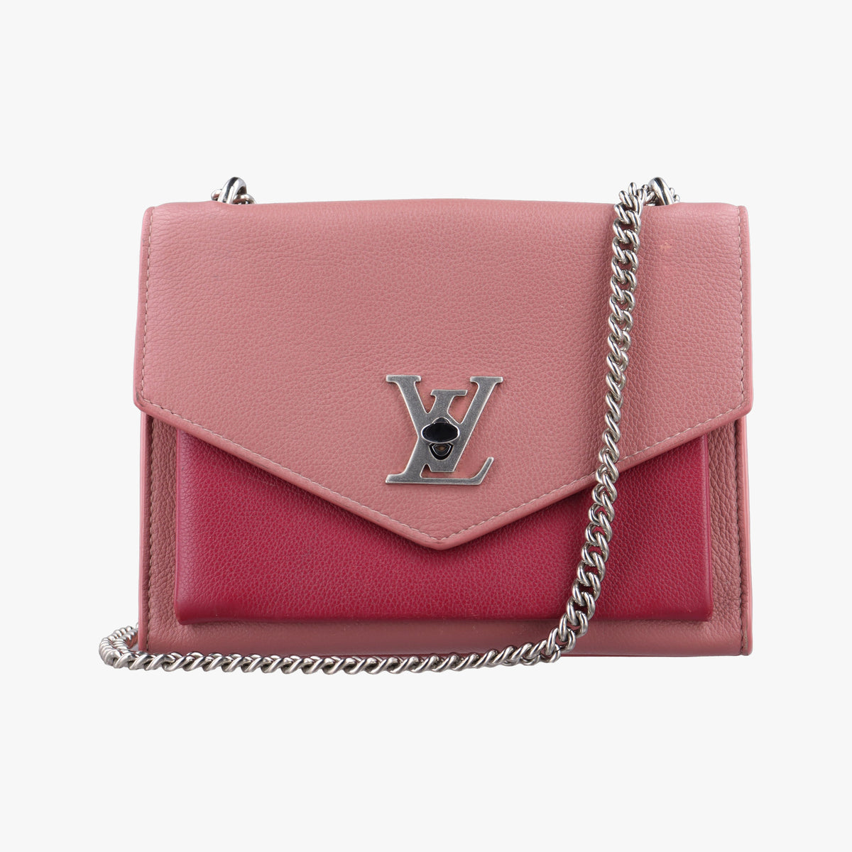 Pre-owned Louis Vuitton MyLockme BB Rose Boudoir Redovan Leather M51419 shoulderbag | stylenewstar
