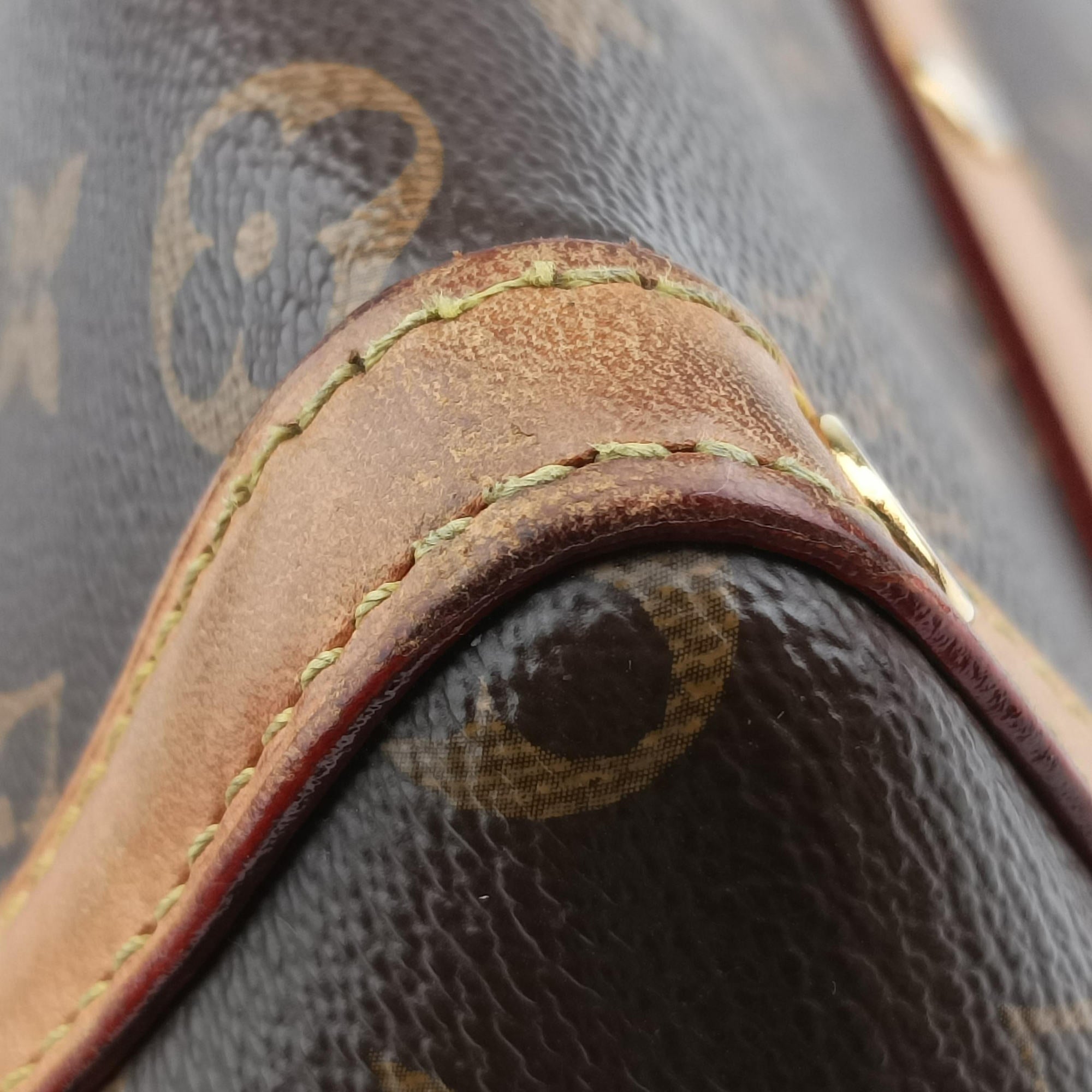 Pre-owned Louis Vuitton Marais BB brown×beige Monogram Canvas M41071 handbag | stylenewstar