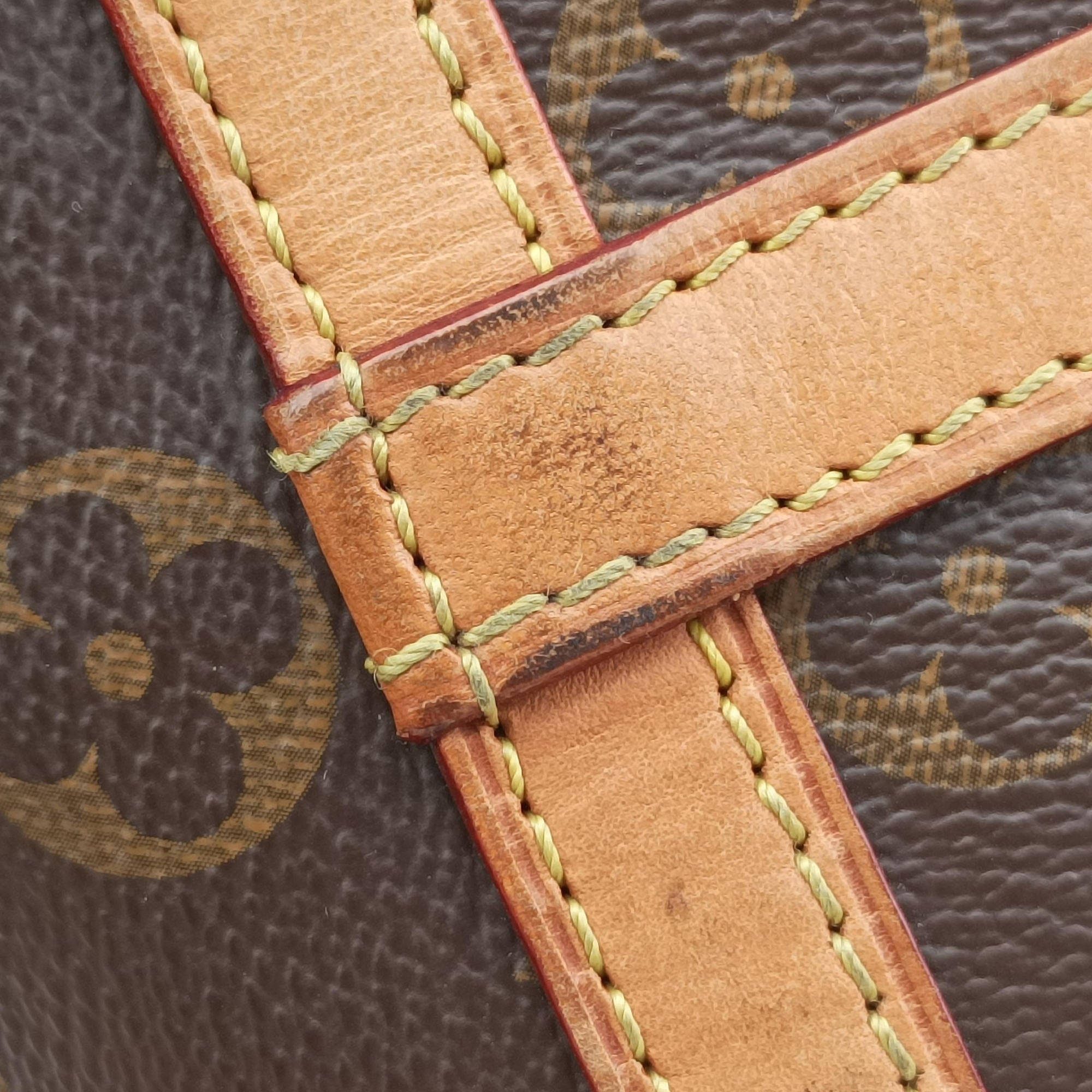 Pre-owned Louis Vuitton Marais BB brown×beige Monogram Canvas M41071 handbag | stylenewstar