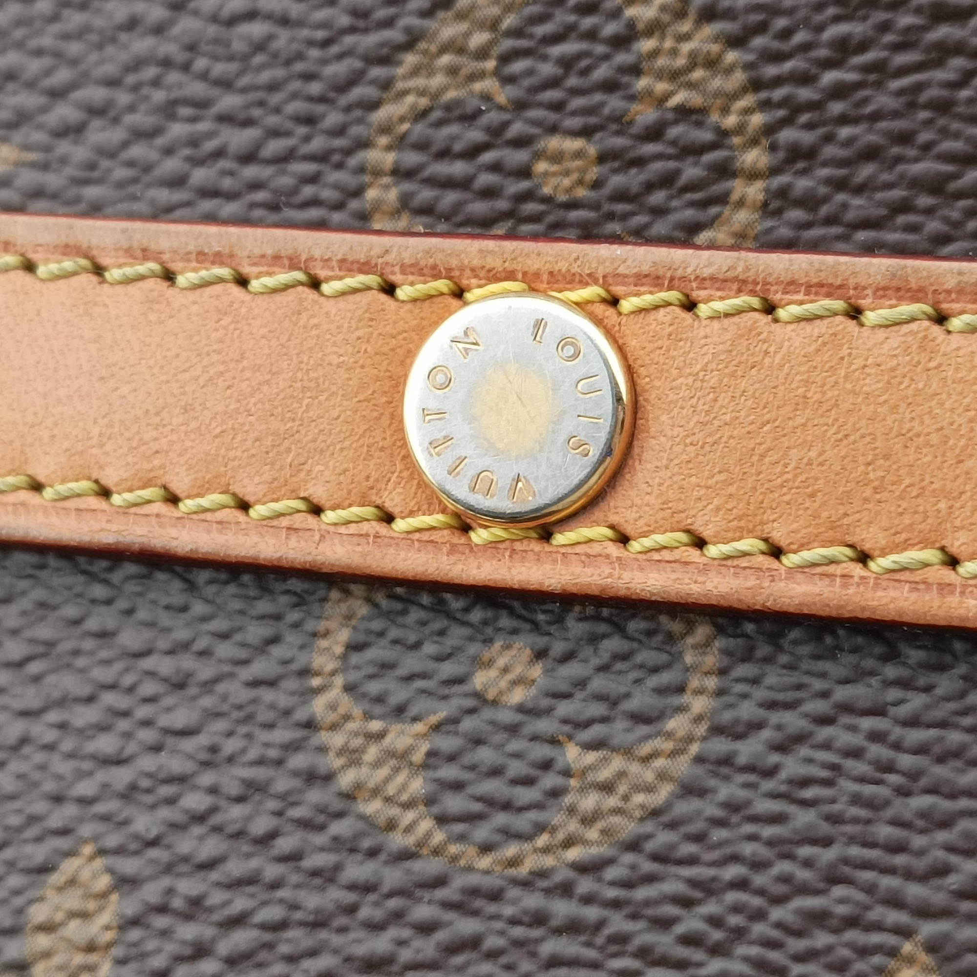 Pre-owned Louis Vuitton Marais BB brown×beige Monogram Canvas M41071 handbag | stylenewstar